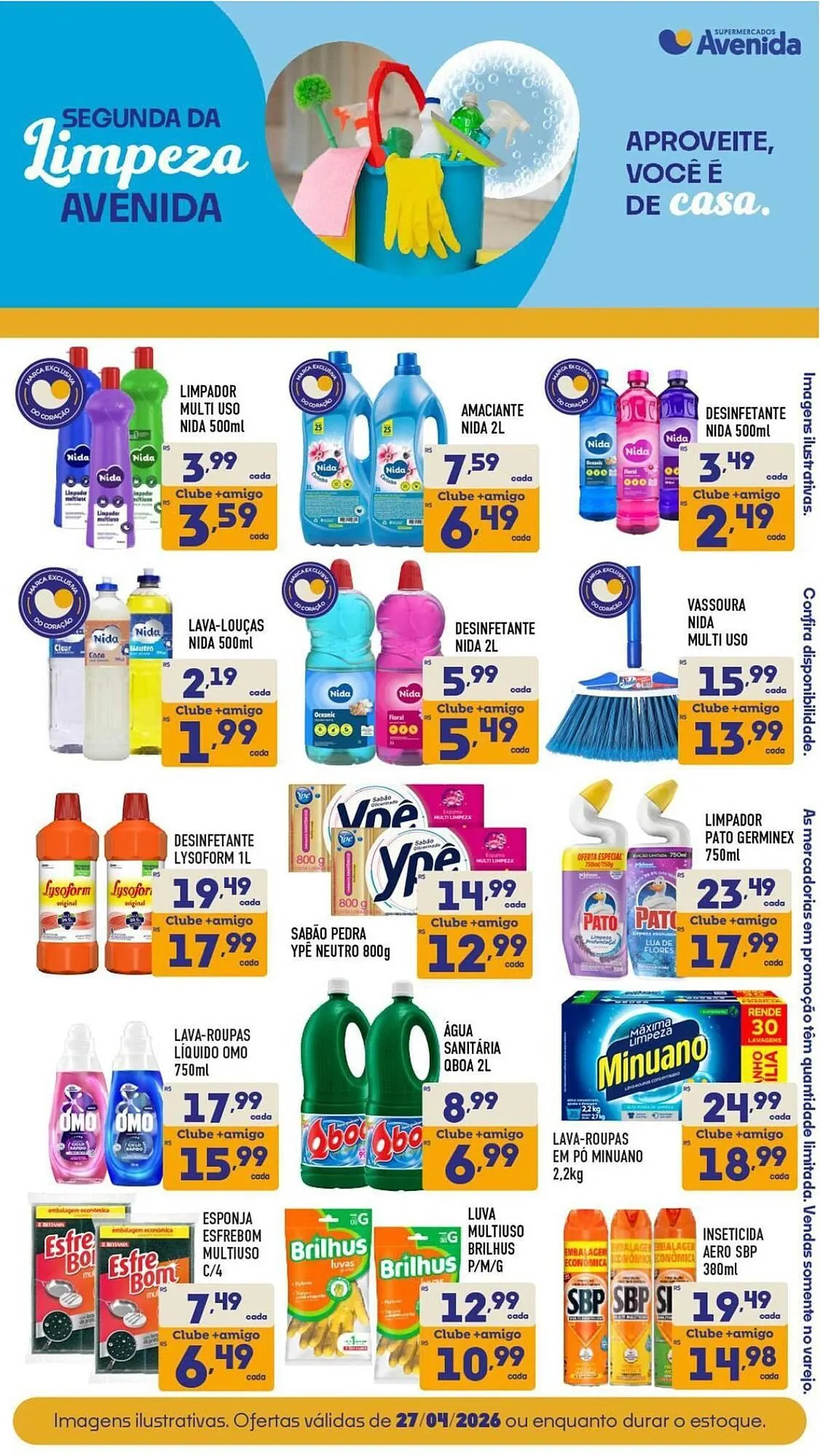 Encarte de Catálogo Supermercados Avenida 27 de abril até 27 de abril 2026 - Pagina 1