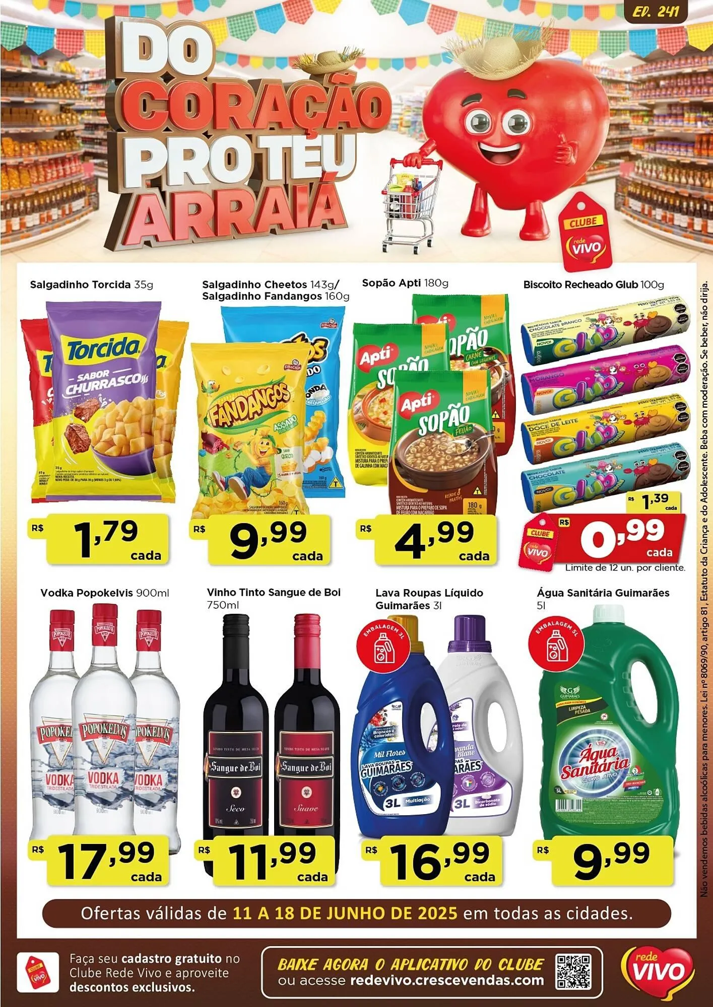 Encarte de Catálogo Rede Vivo 11 de junho até 18 de junho 2025 - Pagina 1