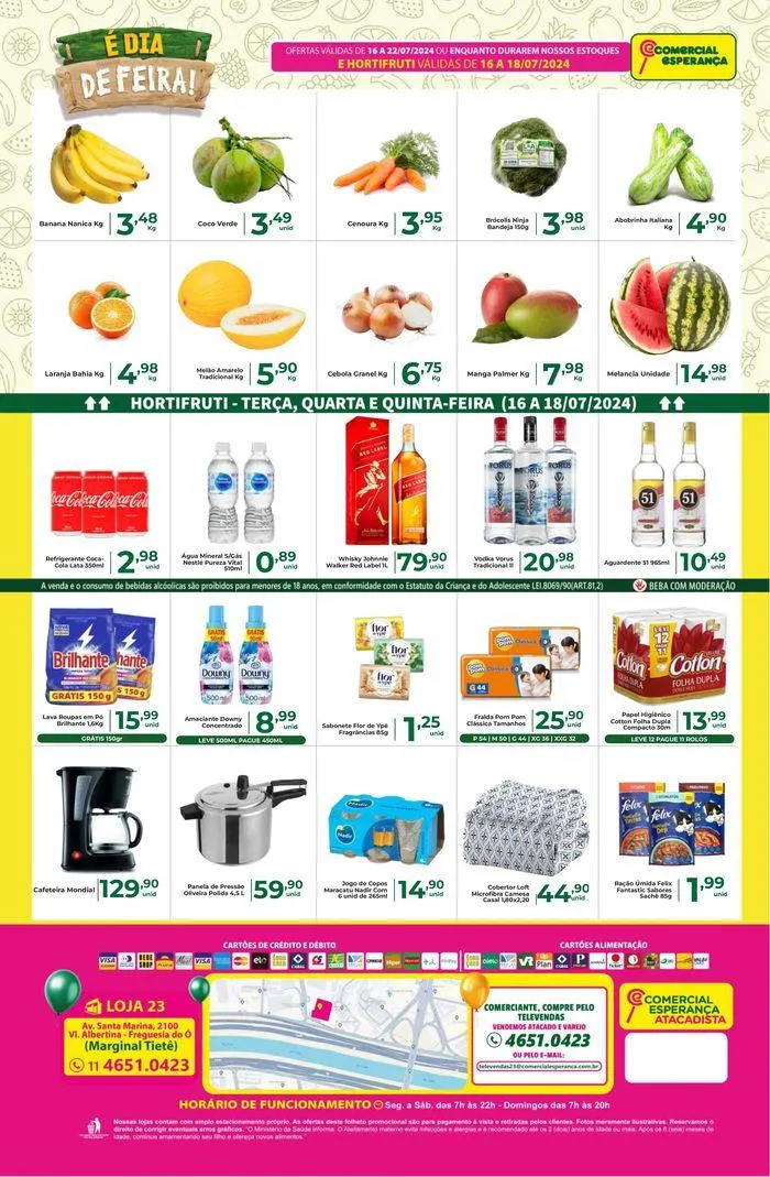 Encarte de Comercial Esperança Ofertas 16 de julho até 18 de julho 2024 - Pagina 2