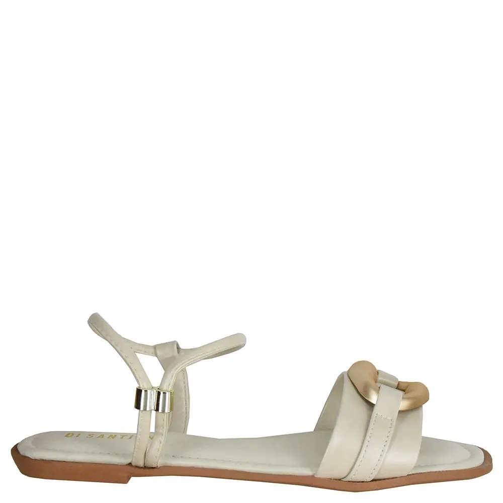 SANDALIA BAIXA METAL E REGULADOR DI SANTINNI