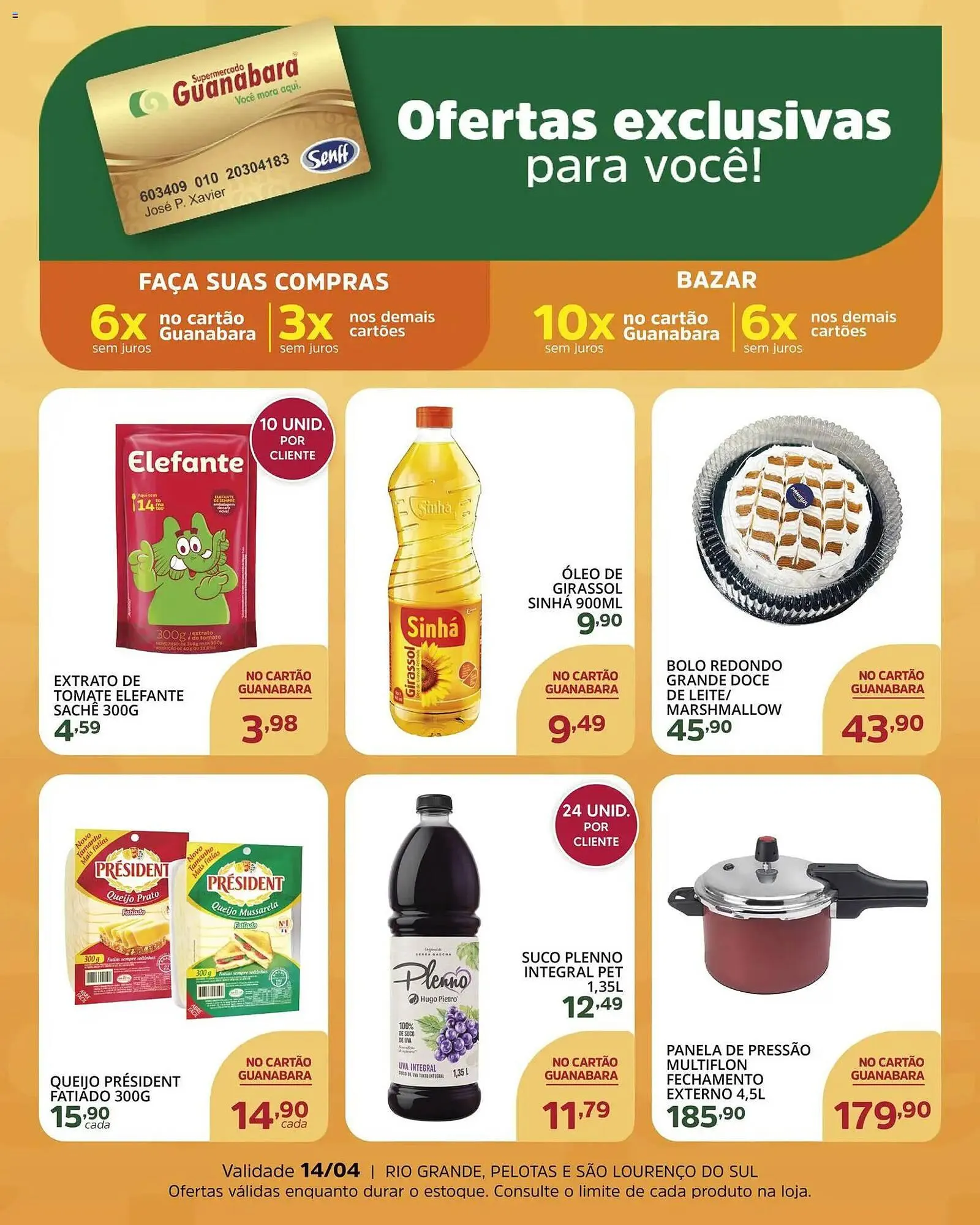 Encarte de Encarte Supermercados Guanabara 2 de abril até 14 de abril 2026 - Pagina 1