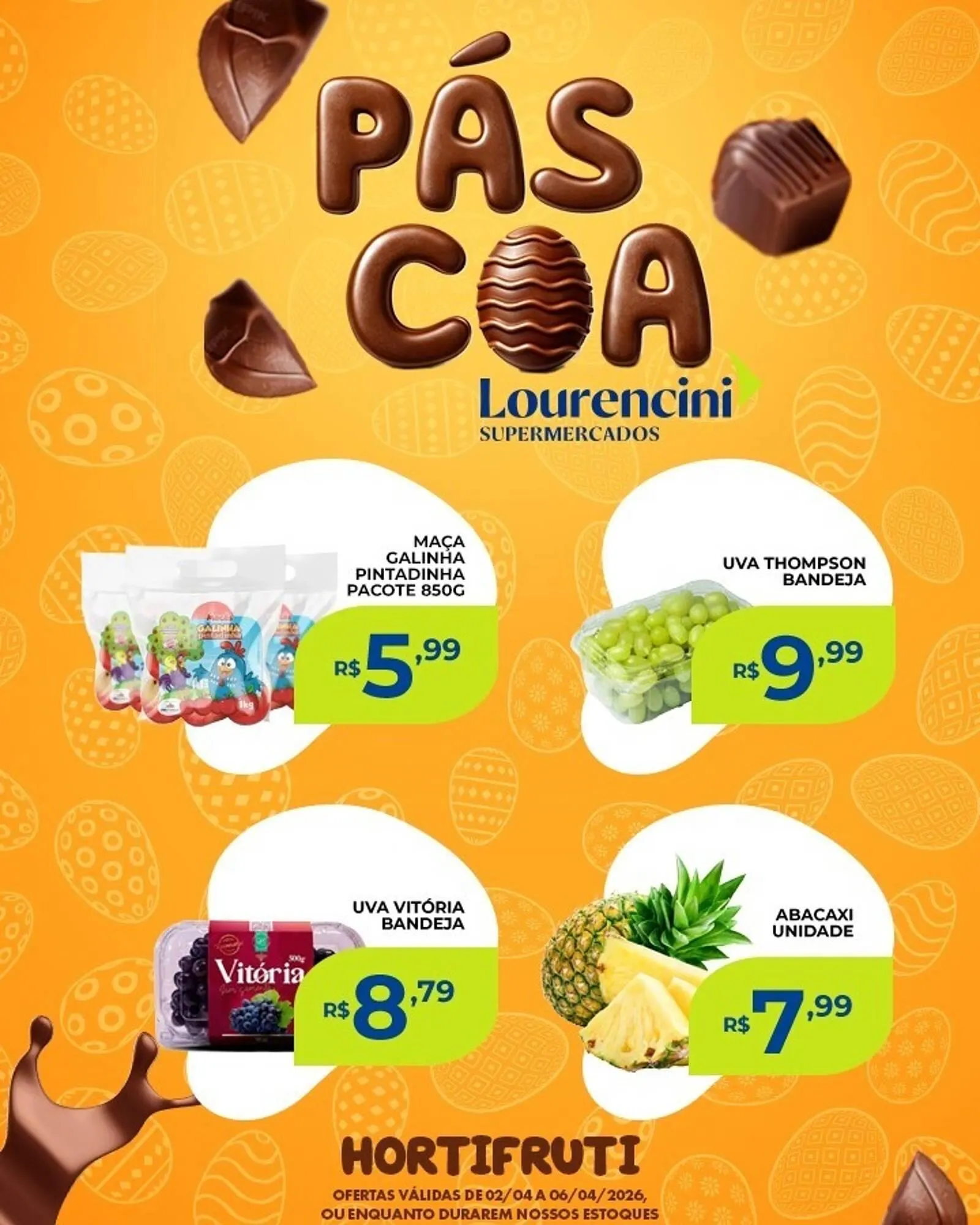 Encarte de Catálogo Lourencini Supermercados 3 de abril até 6 de abril 2026 - Pagina 4