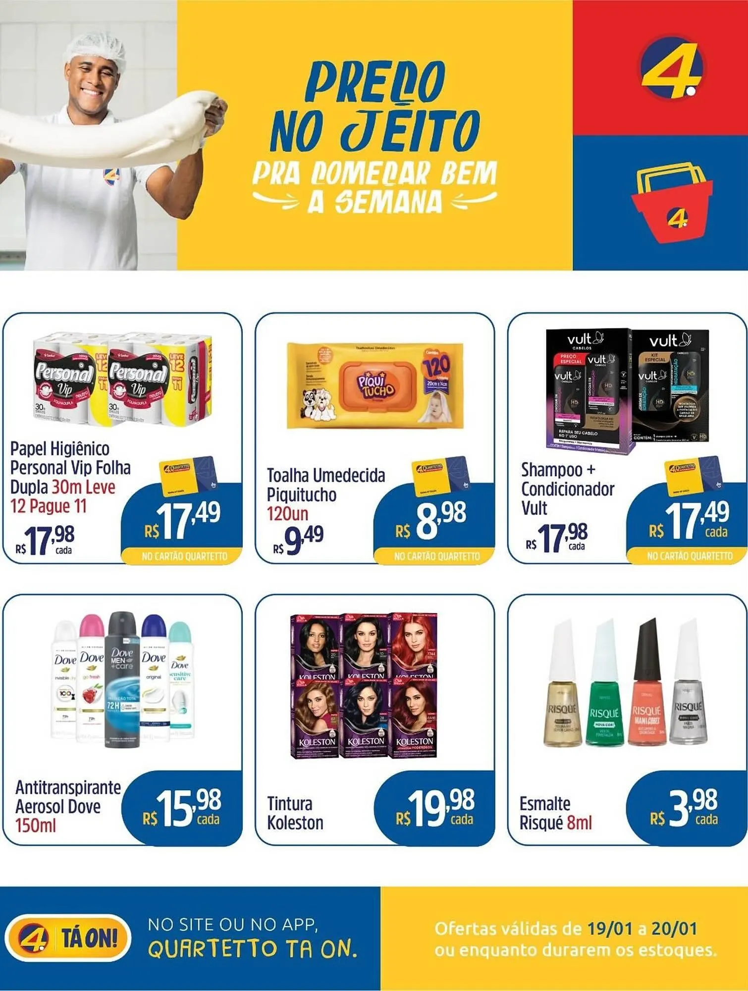 Encarte de Catálogo Quartetto Supermercados 19 de janeiro até 20 de janeiro 2026 - Pagina 5