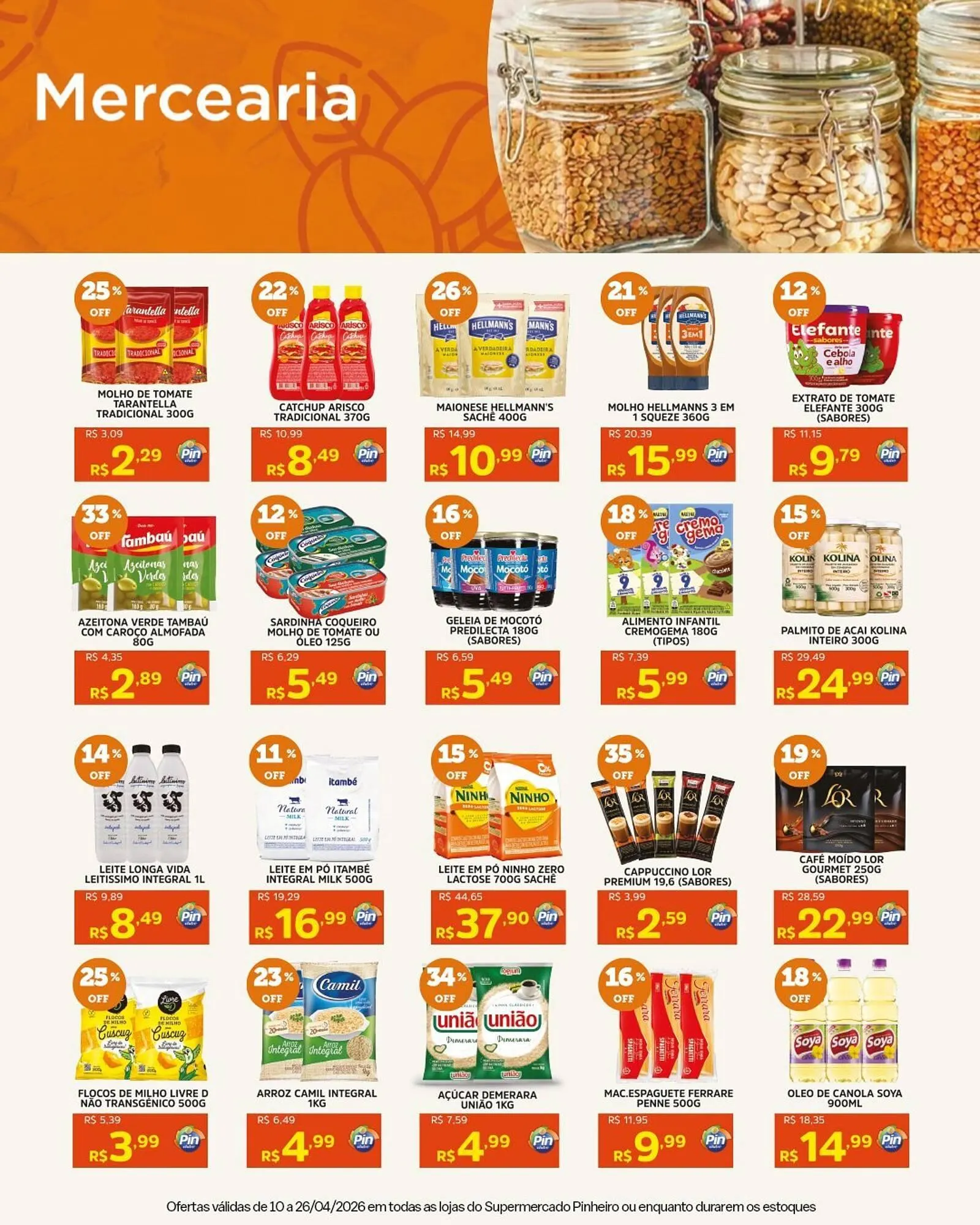 Encarte de Encarte Pinheiro Supermercado 11 de abril até 26 de abril 2026 - Pagina 3