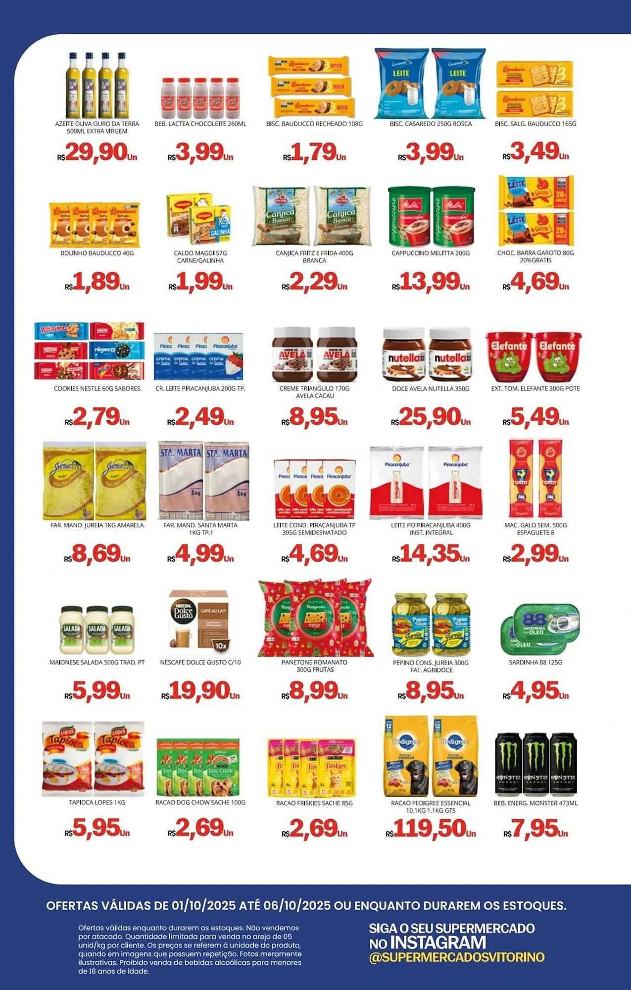 Encarte de Catálogo Supermercado Vitorino 1 de outubro até 6 de outubro 2025 - Pagina 2