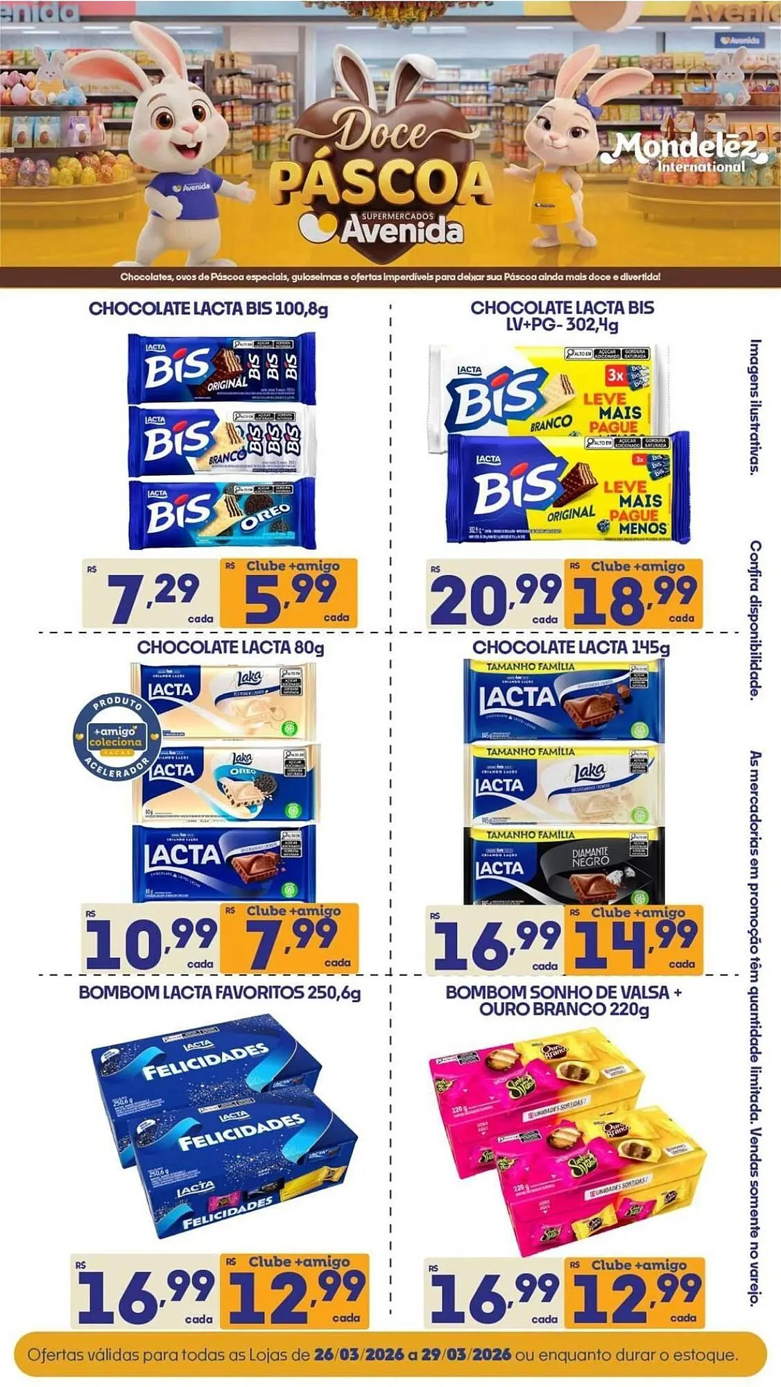 Encarte de Catálogo Supermercados Avenida 26 de março até 29 de março 2026 - Pagina 1