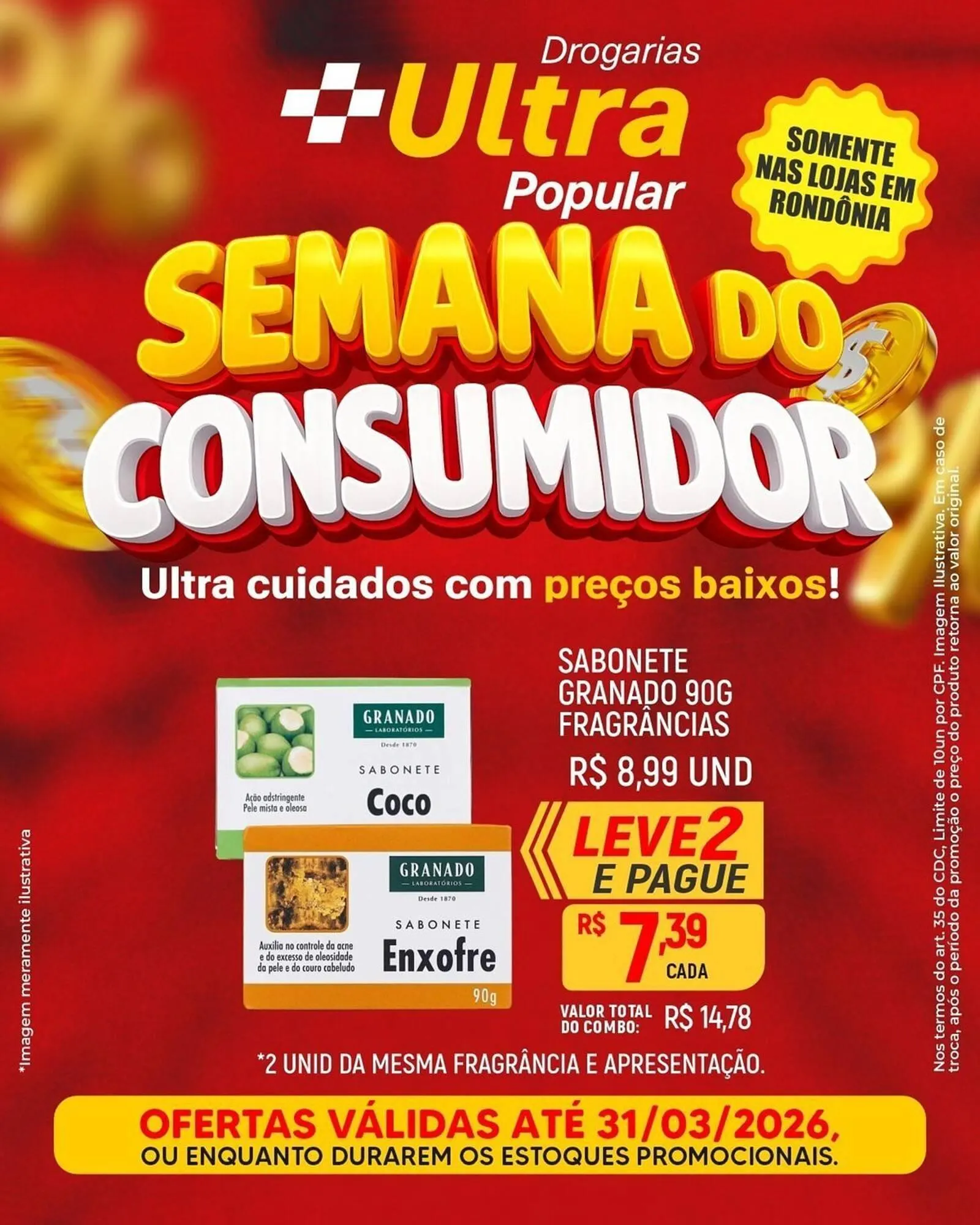 Encarte de Catálogo Drogarias Ultra Popular 11 de março até 31 de março 2026 - Pagina 4