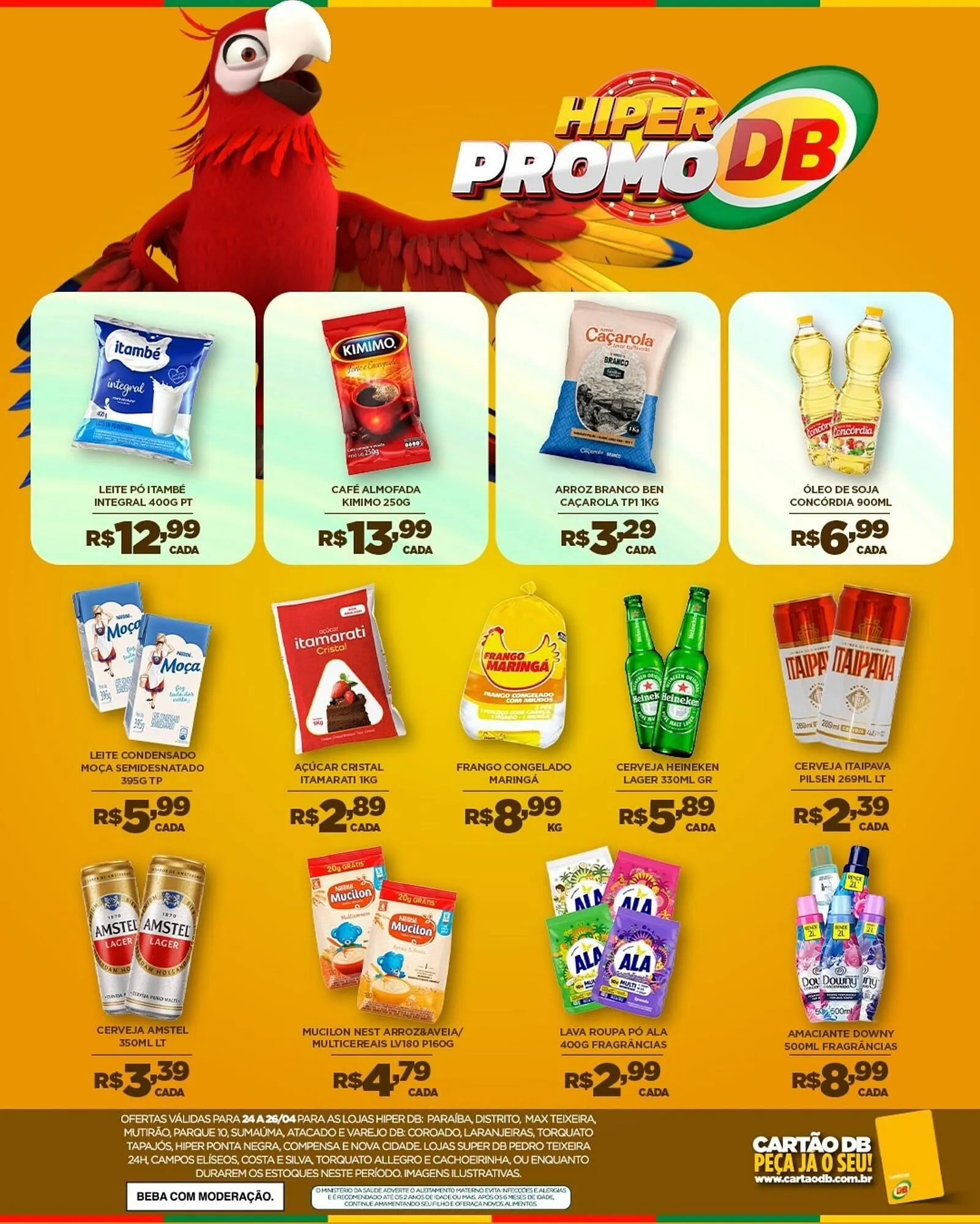Encarte de Catálogo DB Supermercados 24 de abril até 26 de abril 2026 - Pagina 2