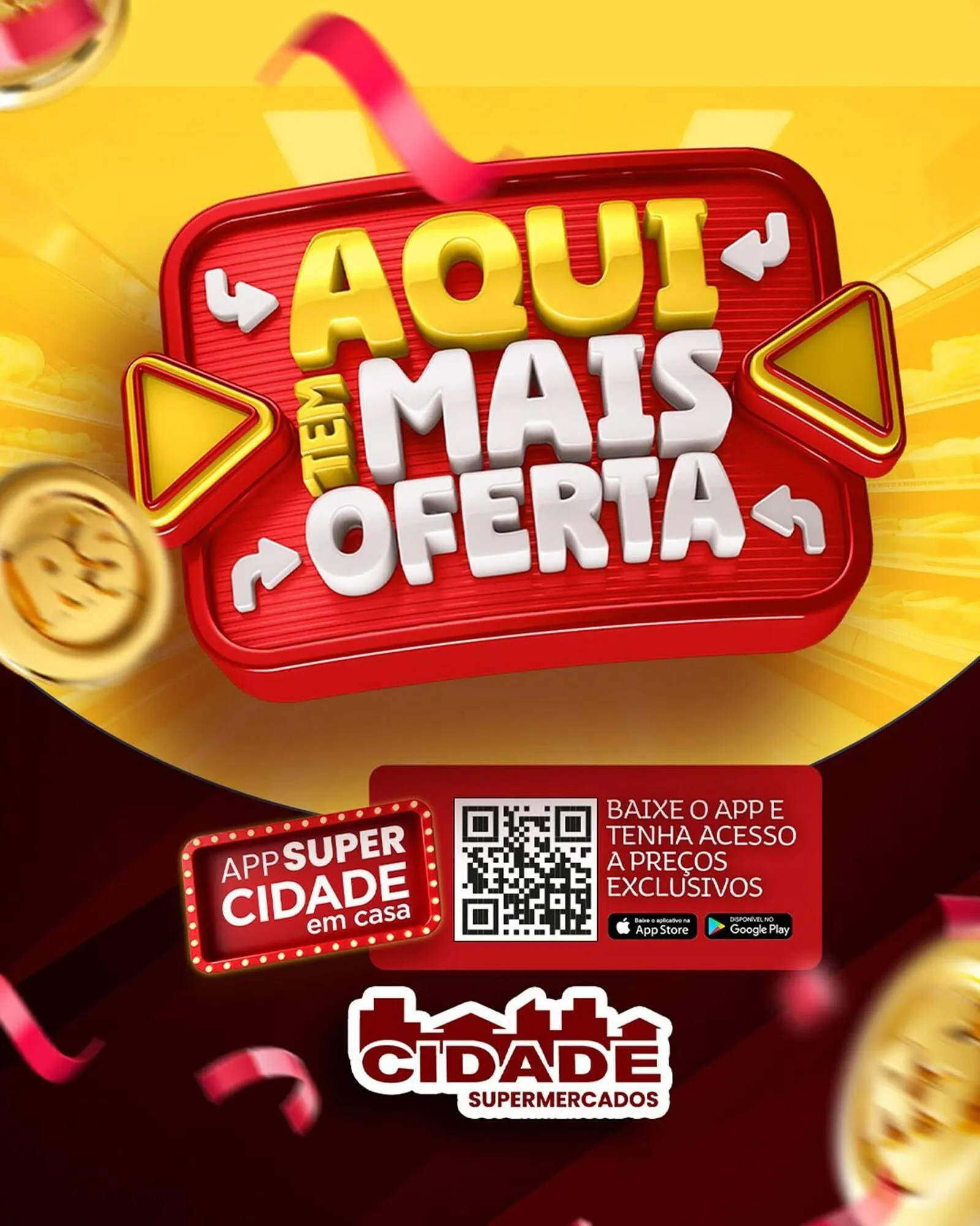 Encarte de Catálogo Cidade Supermercados 9 de abril até 26 de abril 2026 - Pagina 1