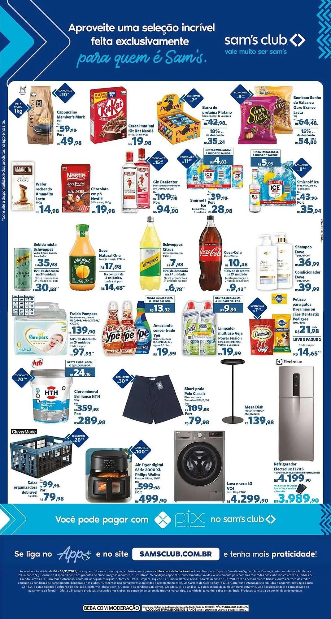Encarte de Folheto Sam's Club 6 de novembro até 10 de novembro 2025 - Pagina 2