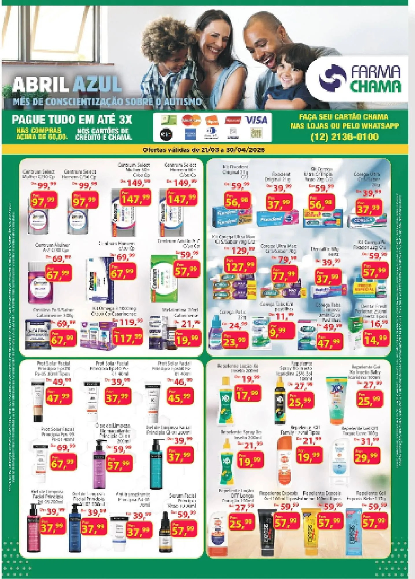 Encarte de Catálogo Chama Supermercados 24 de março até 31 de março 2026 - Pagina 1