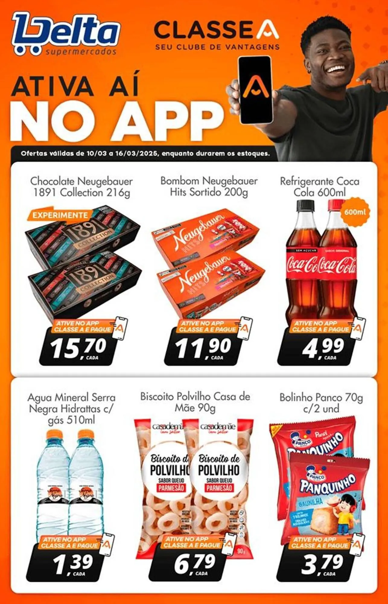 Encarte de Catálogo Delta Supermercados 10 de março até 16 de março 2025 - Pagina 1