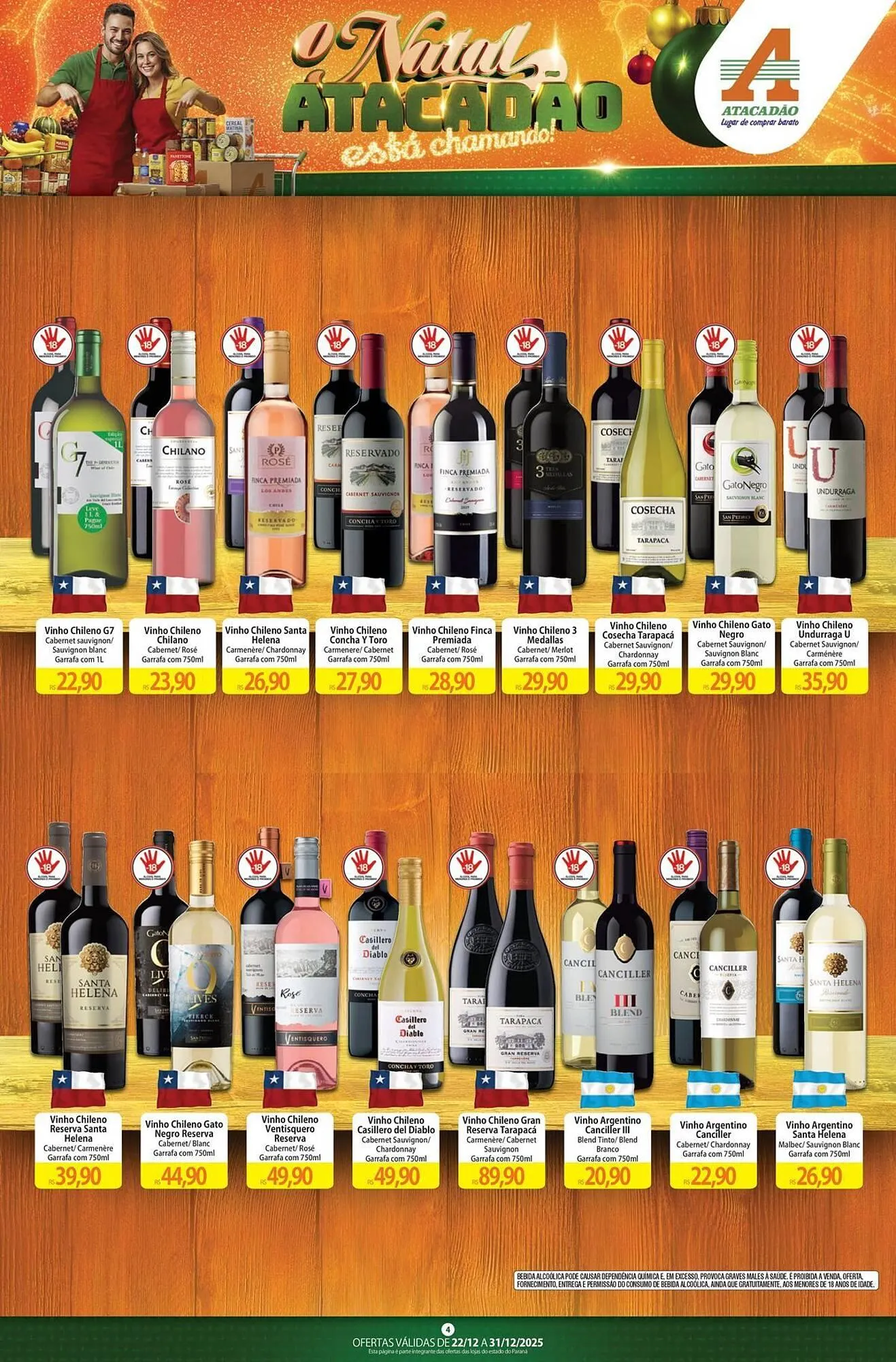 Encarte de Folheto Atacadão 23 de dezembro até 31 de dezembro 2025 - Pagina 4