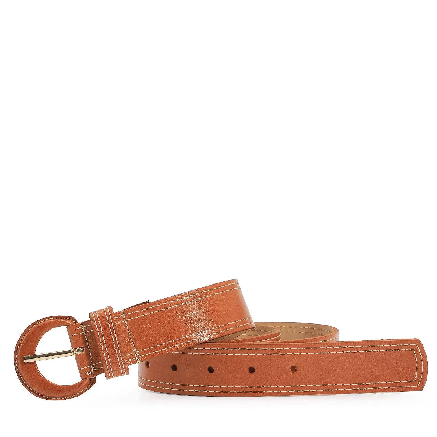Cinto Couro Caramelo