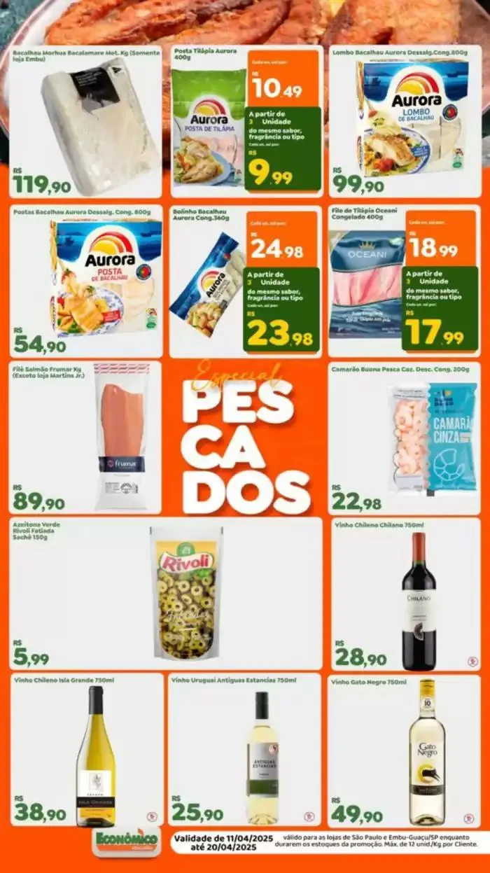 Encarte de Ofertas especiais para você 11 de abril até 20 de abril 2025 - Pagina 2