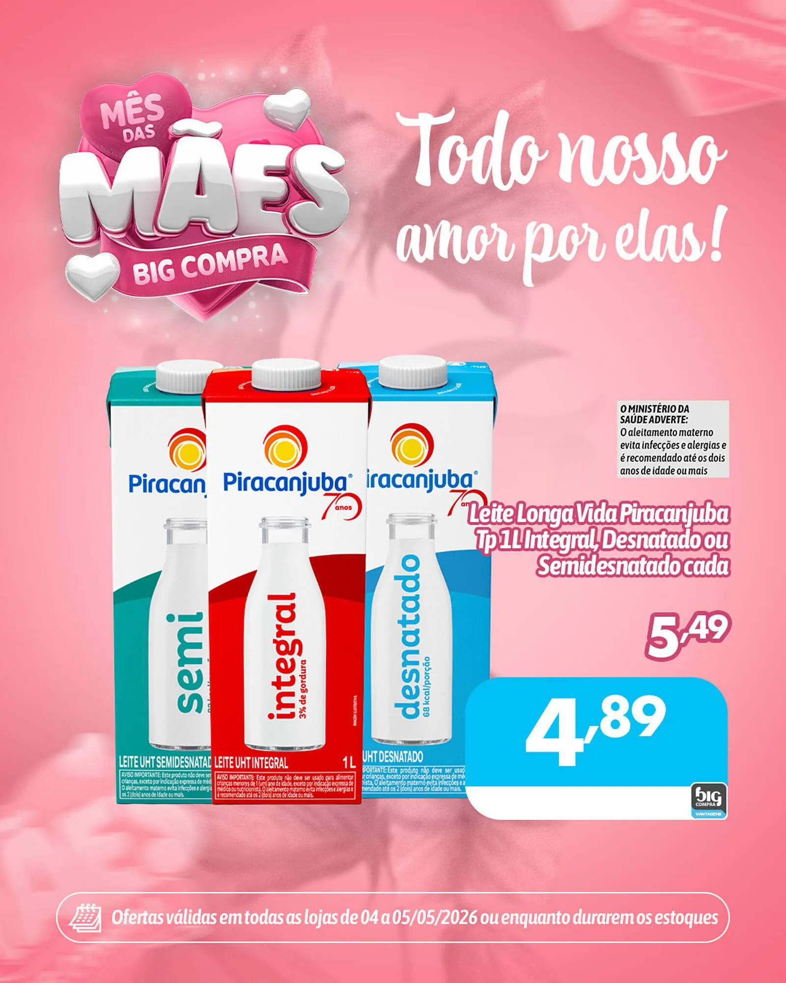 Encarte de Catálogo Supermercados Big Compra 4 de maio até 5 de maio 2026 - Pagina 2