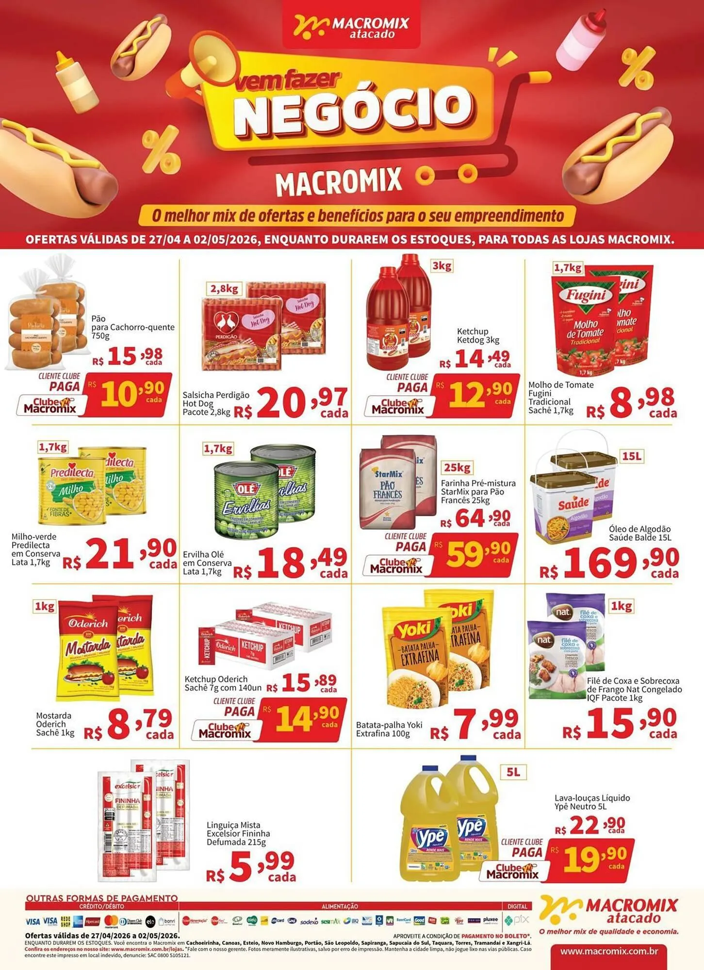Encarte de Catálogo Macromix Atacado 27 de abril até 2 de maio 2026 - Pagina 1
