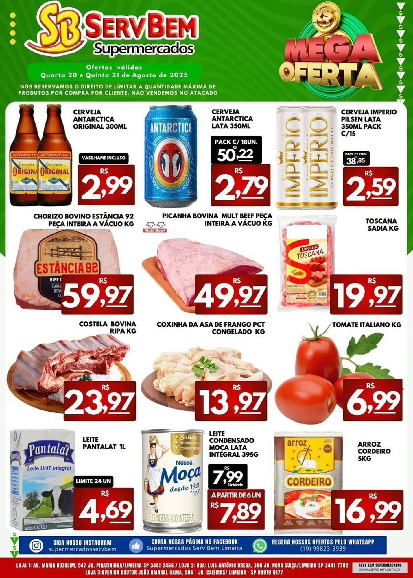 Encarte de Catálogo ServBem 20 de agosto até 21 de agosto 2025 - Pagina 1