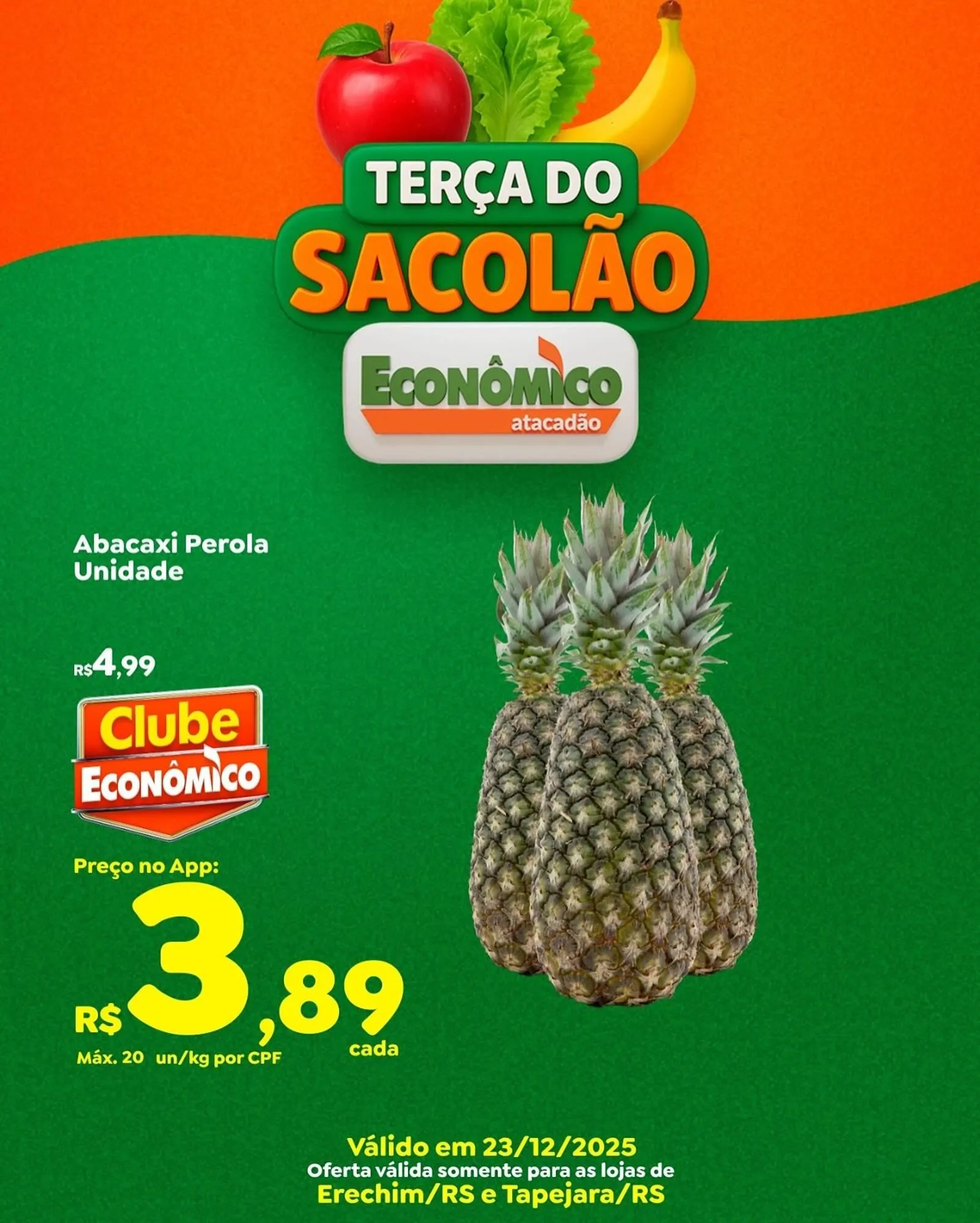 Encarte de Catálogo Econômico Atacadão 23 de dezembro até 23 de dezembro 2025 - Pagina 1