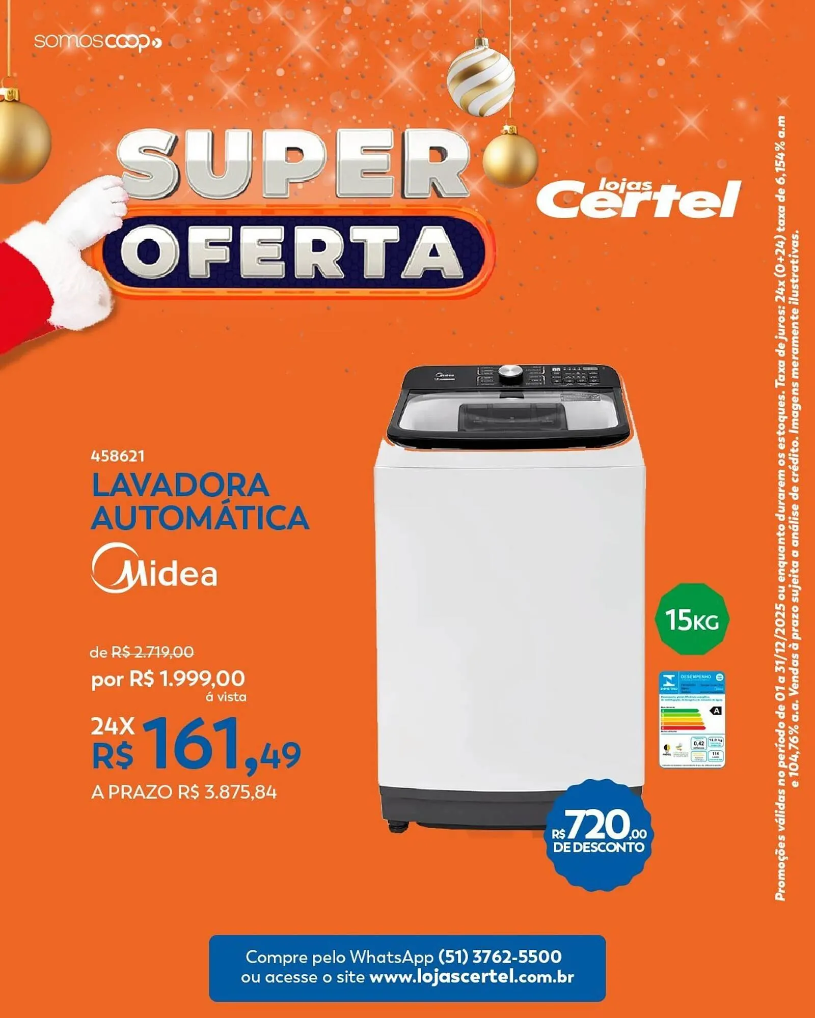 Encarte de Folheto Lojas Certel 10 de dezembro até 31 de dezembro 2025 - Pagina 1