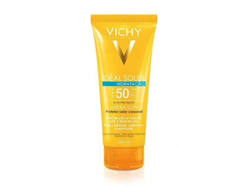 Protetor Solar Corporal Vichy Idéal Soleil Hydrasoft FPS50 200ml