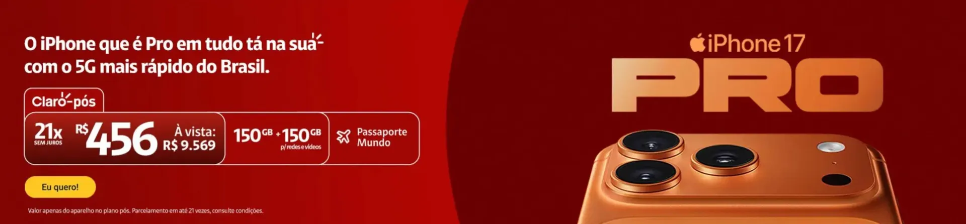 Encarte de Folheto Claro 17 de novembro até 30 de novembro 2025 - Pagina 3