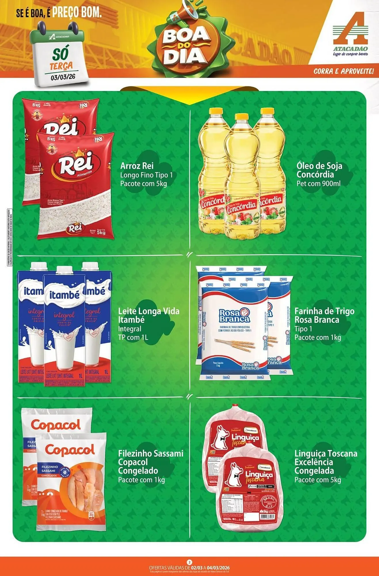 Encarte de Folheto Atacadão 2 de março até 4 de março 2026 - Pagina 2