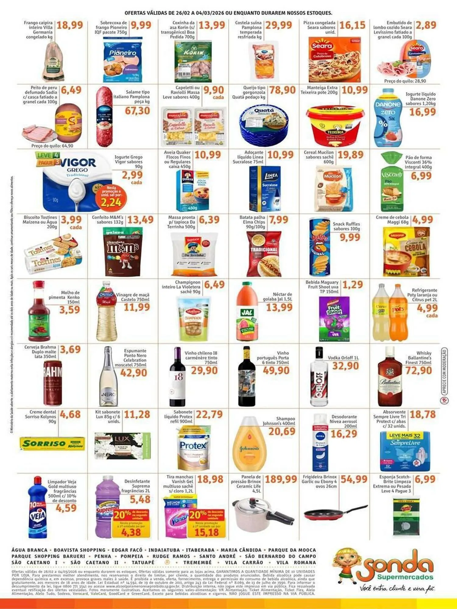 Encarte de Folheto Sonda 26 de fevereiro até 4 de março 2026 - Pagina 2
