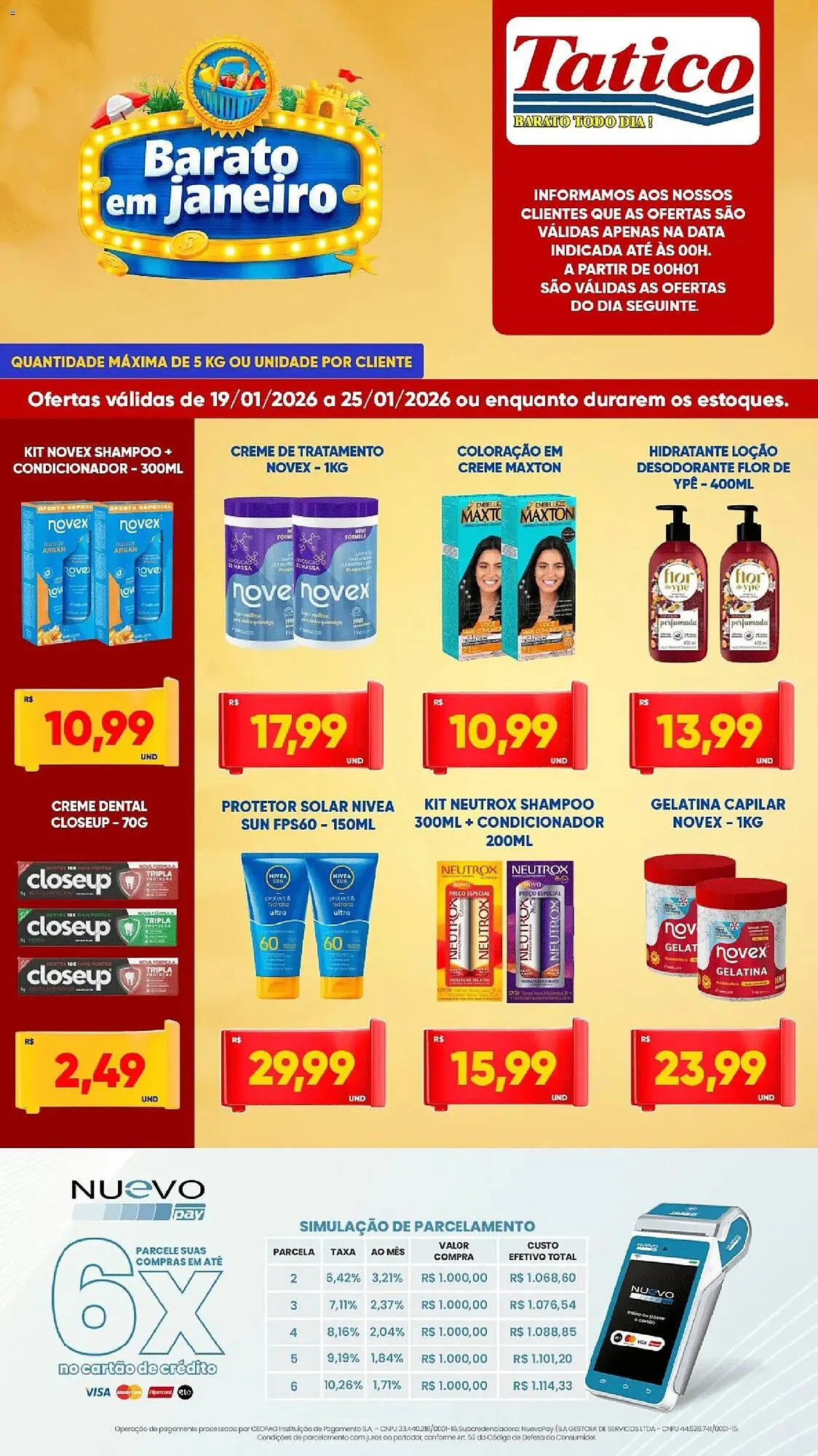 Encarte de Tabloide Tatico 19 de janeiro até 25 de janeiro 2026 - Pagina 3