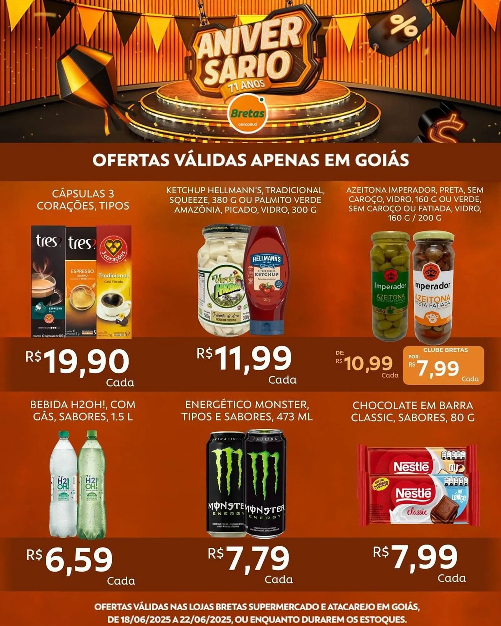 Encarte de Catálogo Supermercados Bretas 18 de junho até 22 de junho 2025 - Pagina 2