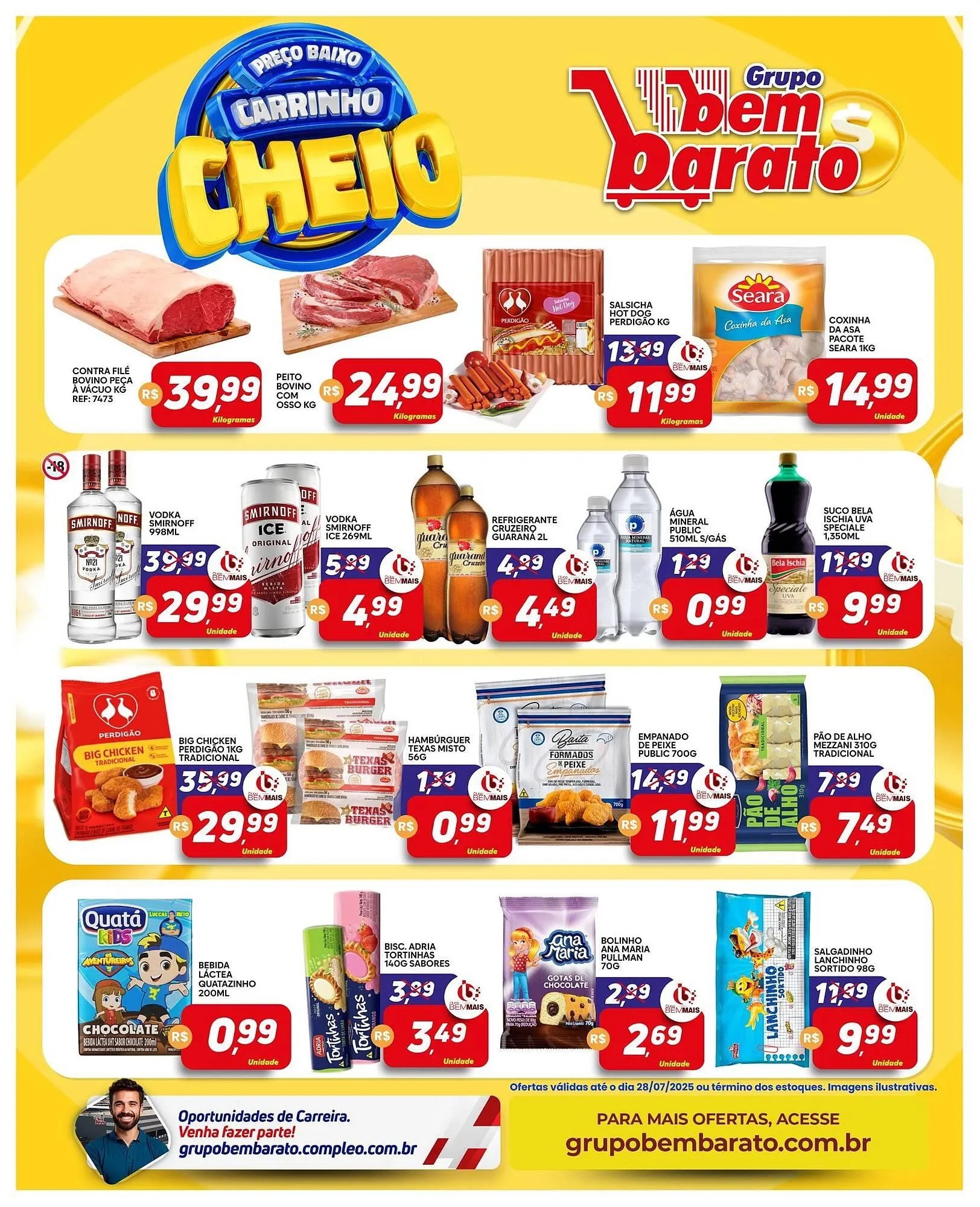 Encarte de Catálogo Supermercado Bem Barato 22 de julho até 28 de julho 2025 - Pagina 3