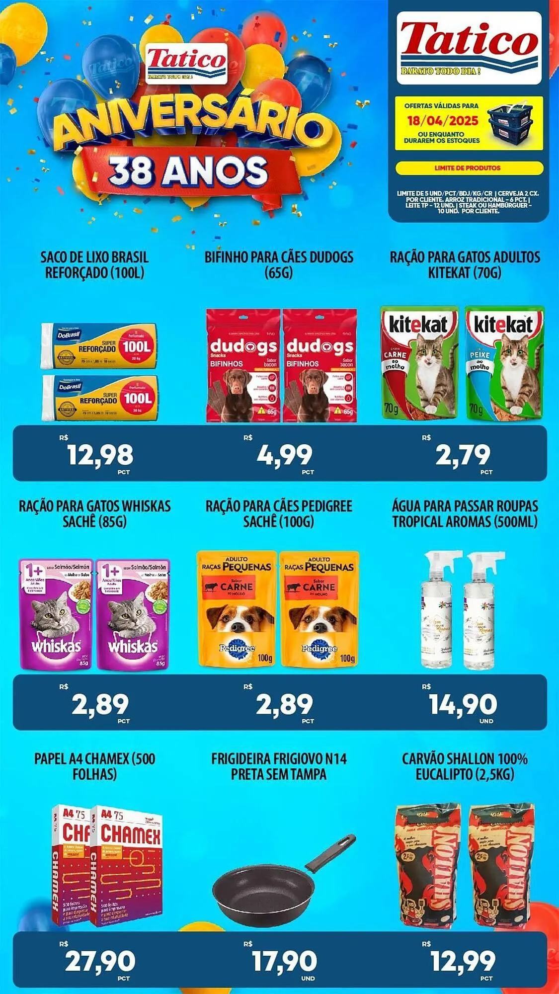 Encarte de Catálogo Tatico 18 de abril até 21 de abril 2025 - Pagina 32