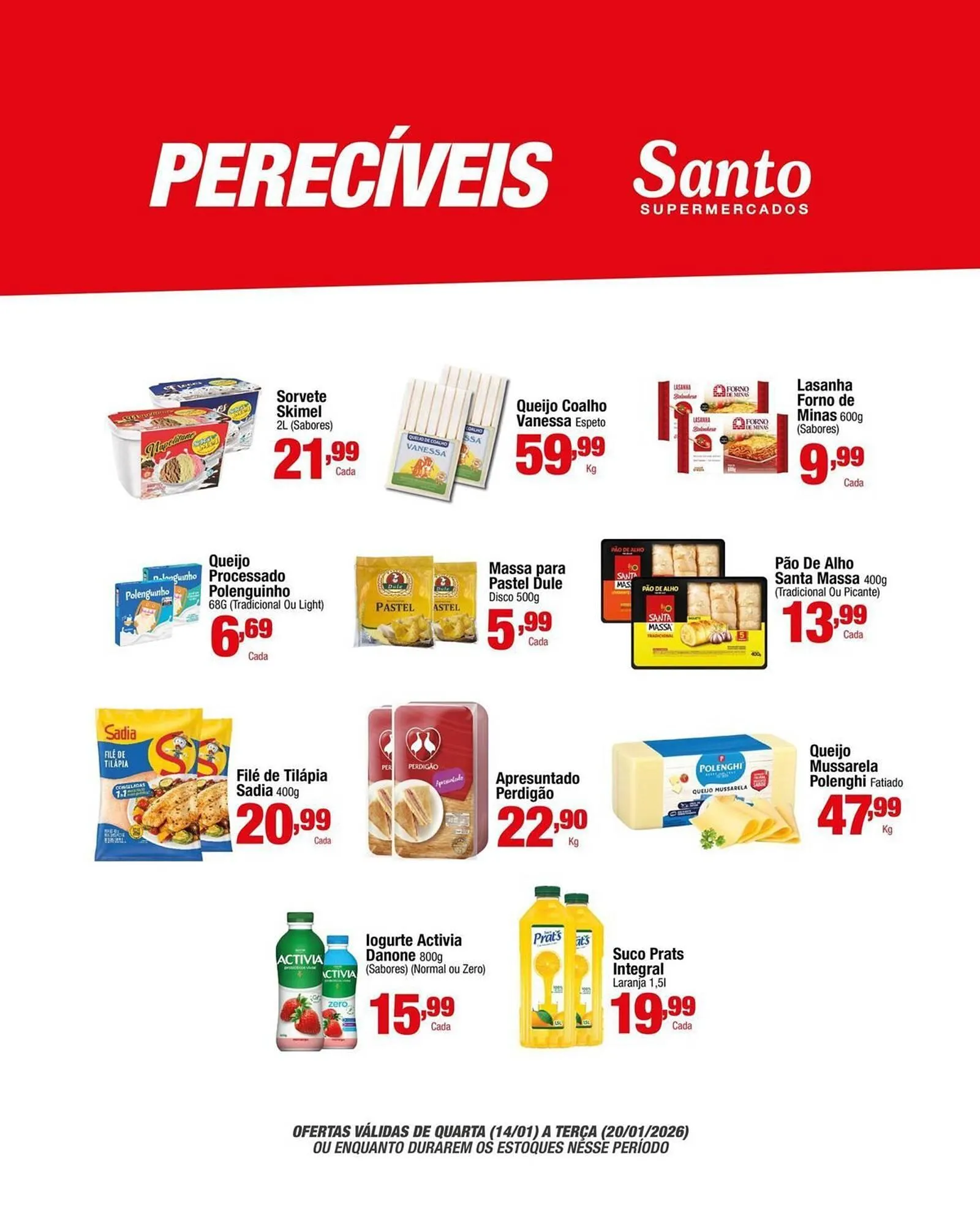 Encarte de Catálogo Santo Supermercados 14 de janeiro até 20 de janeiro 2026 - Pagina 3
