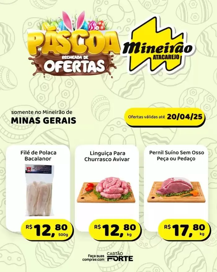 Encarte de Encarte Mineirão Atacarejo 14 de abril até 21 de abril 2025 - Pagina 1