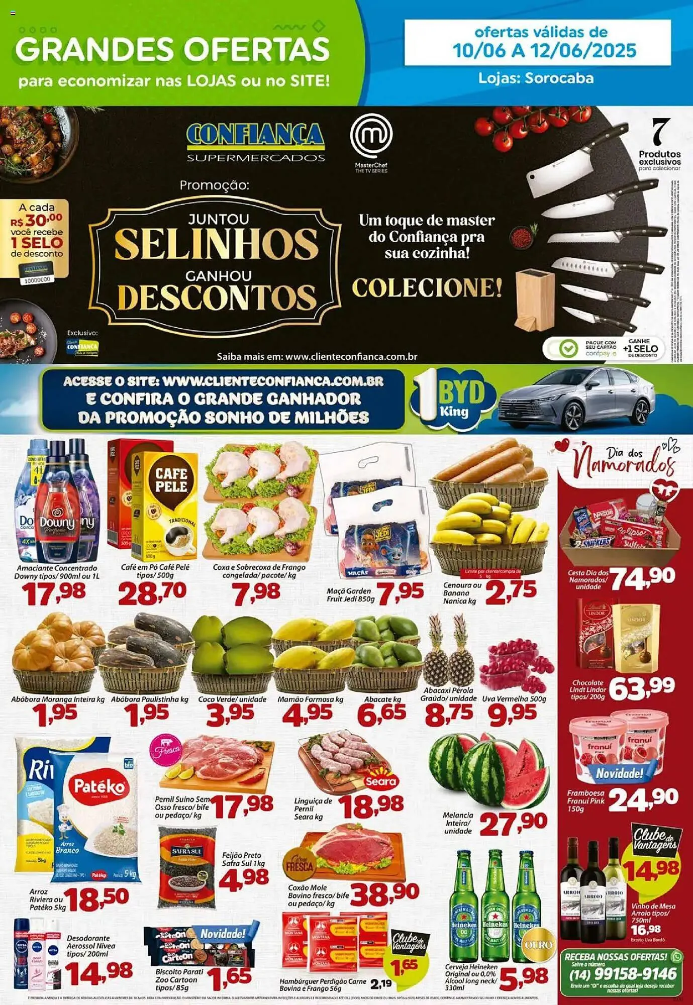 Encarte de Catálogo Confiança Supermercados 10 de junho até 13 de junho 2025 - Pagina 1