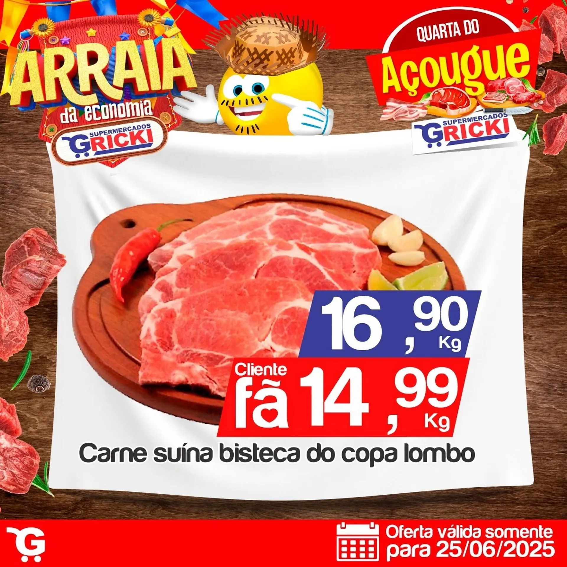 Encarte de Catálogo Supermercados Gricki 25 de junho até 25 de junho 2025 - Pagina 3