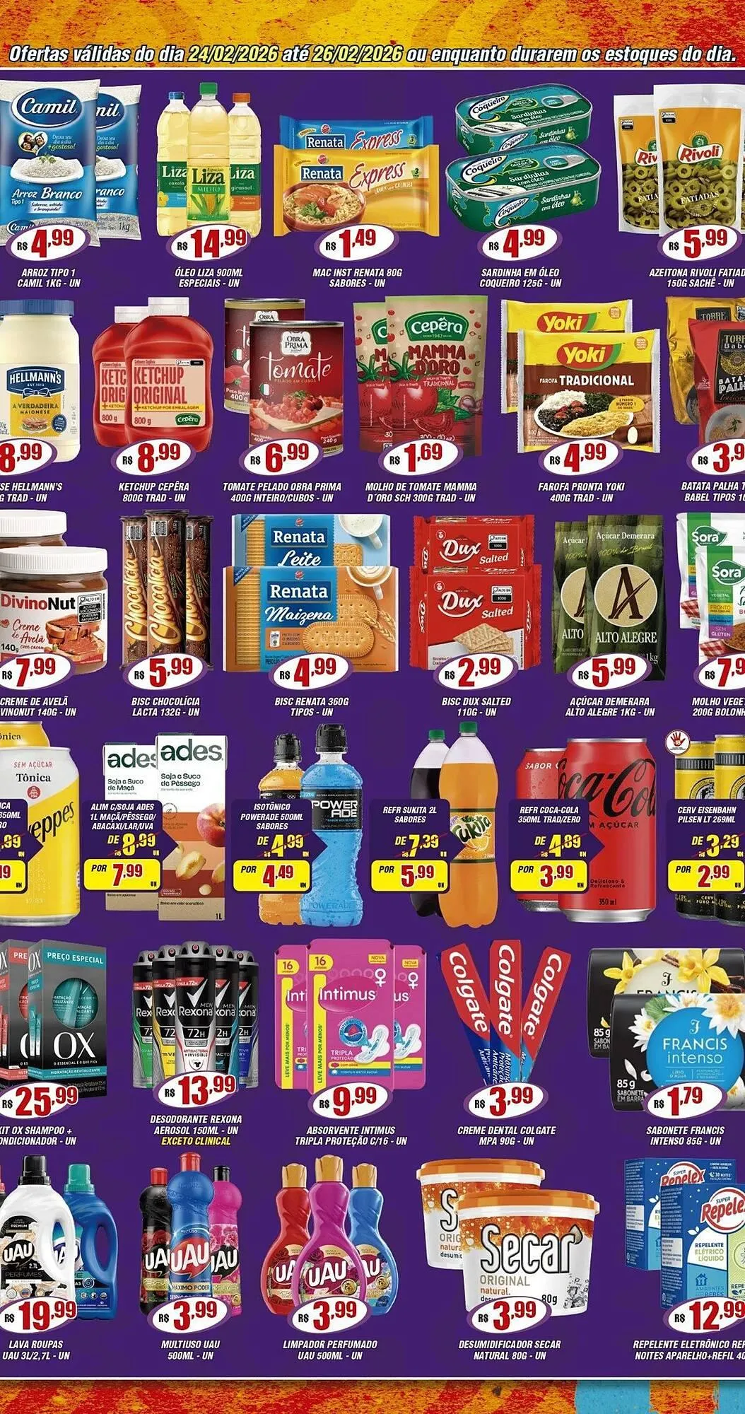 Encarte de Catálogo Violeta Supermercados 23 de fevereiro até 26 de fevereiro 2026 - Pagina 3