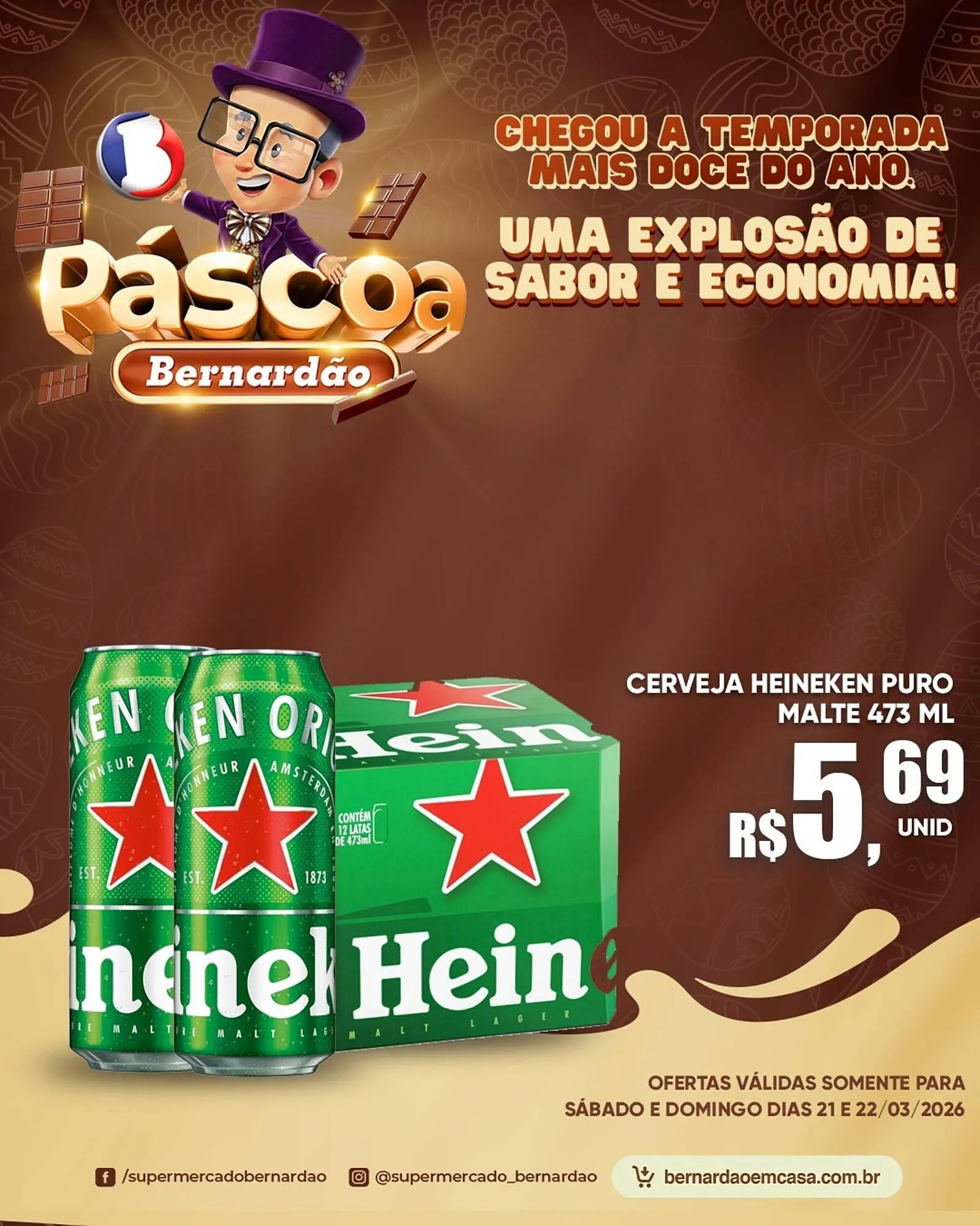 Encarte de Catálogo Supermercado Bernardão 21 de março até 22 de março 2026 - Pagina 4