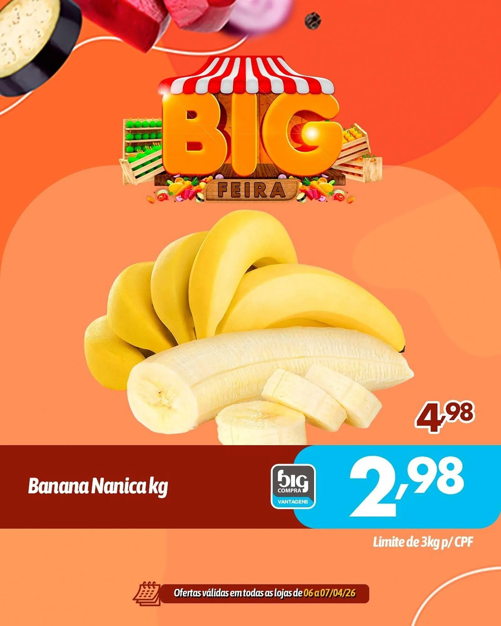 Encarte de Catálogo Supermercados Big Compra 6 de abril até 7 de abril 2026 - Pagina 1