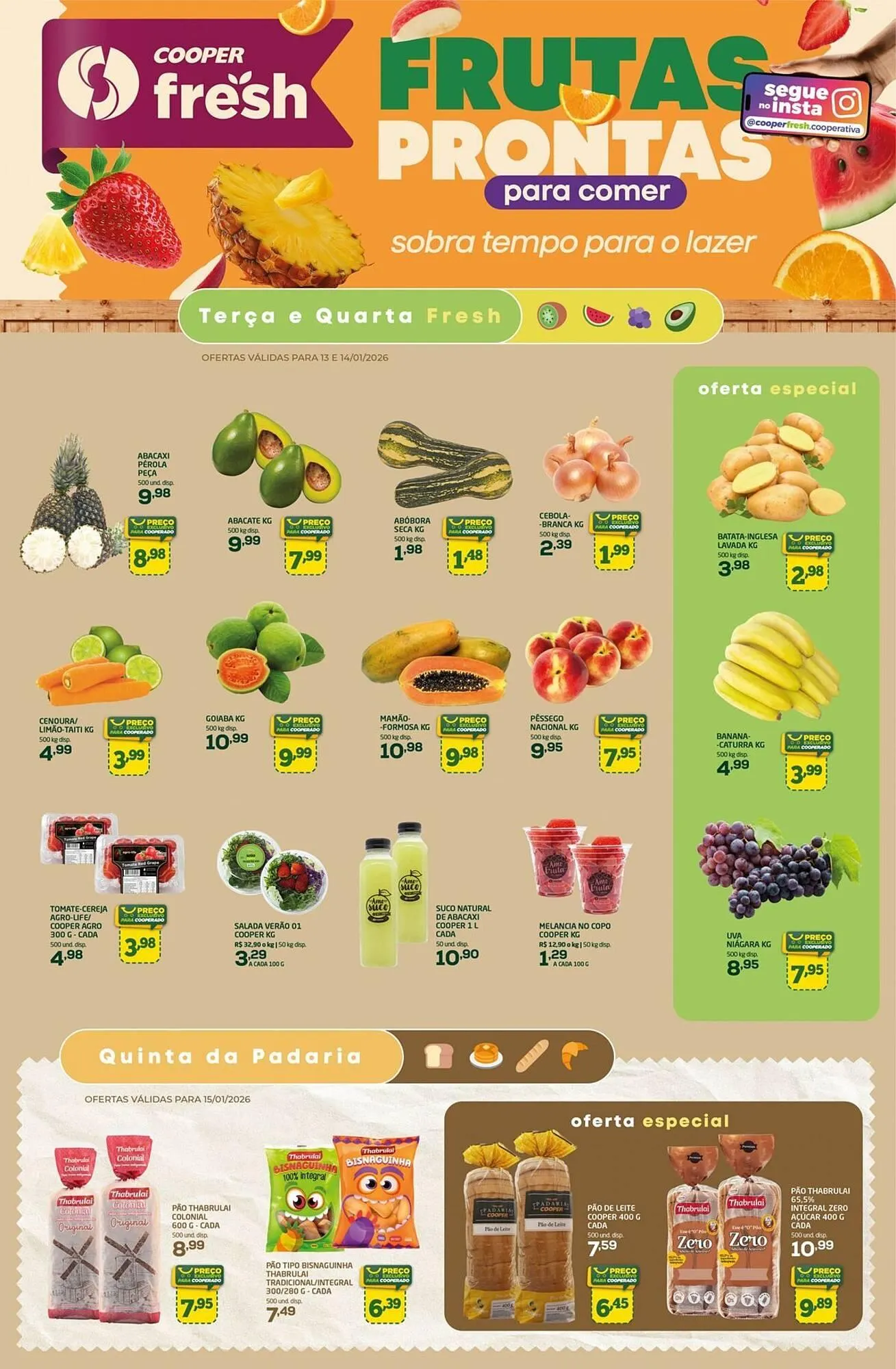 Encarte de Tabloide Cooper 13 de janeiro até 15 de janeiro 2026 - Pagina 1