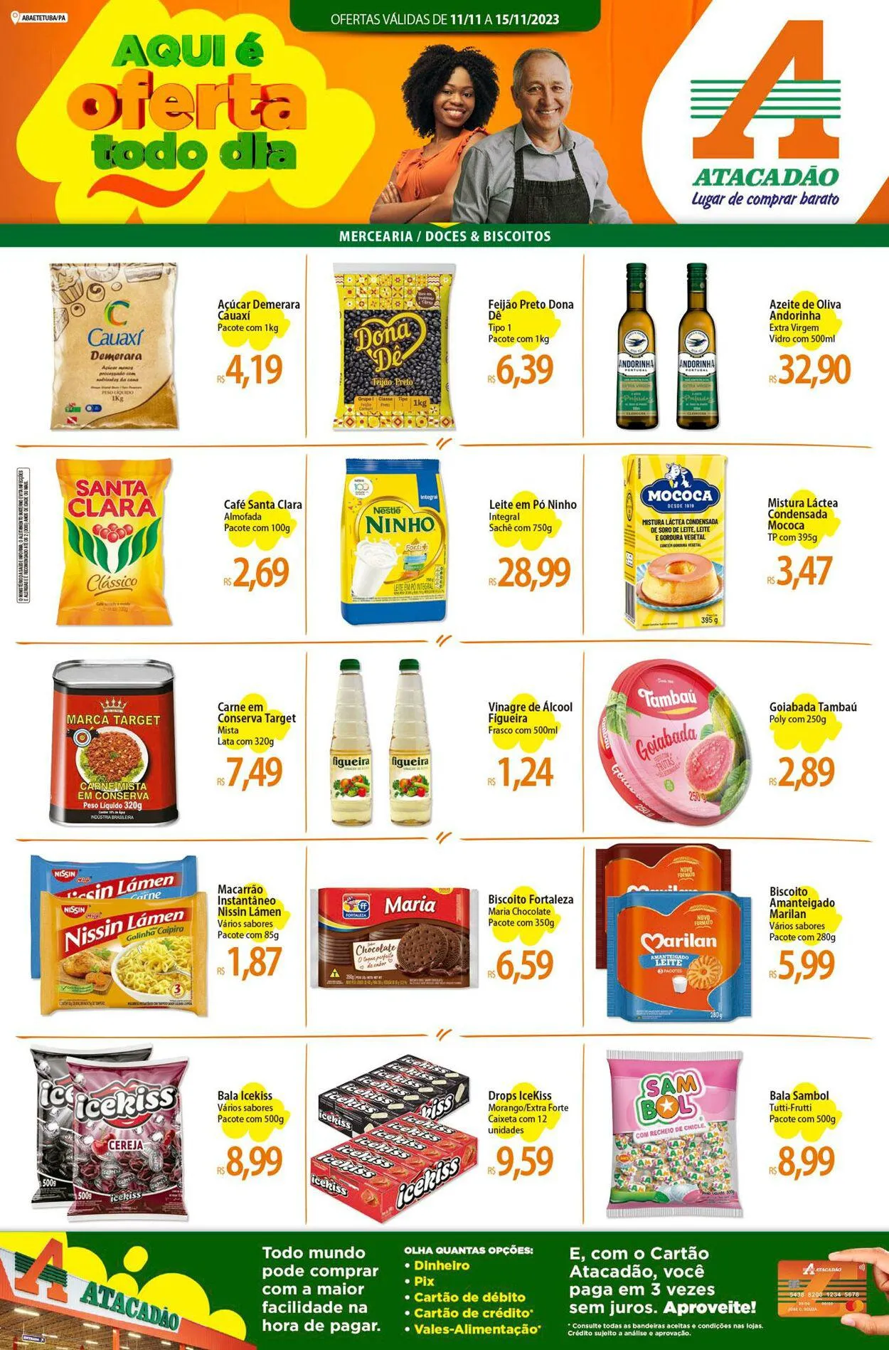 Encarte de Atacadão - PA - Abaetetuba 11 de novembro até 15 de novembro 2023 - Pagina 1