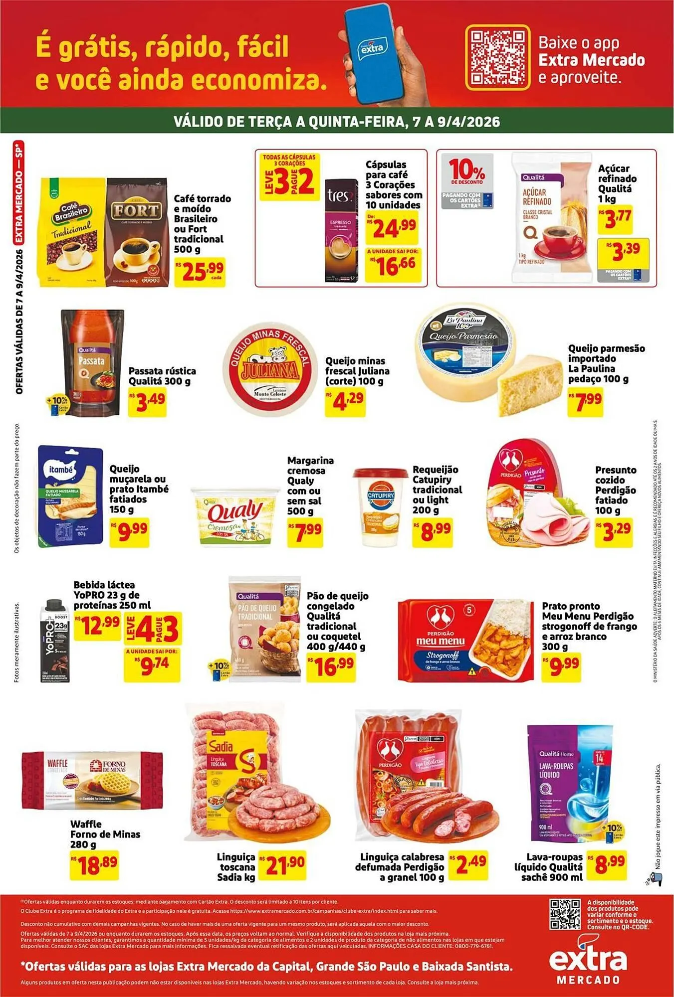 Encarte de Encarte Mercado Extra 7 de abril até 9 de abril 2026 - Pagina 2