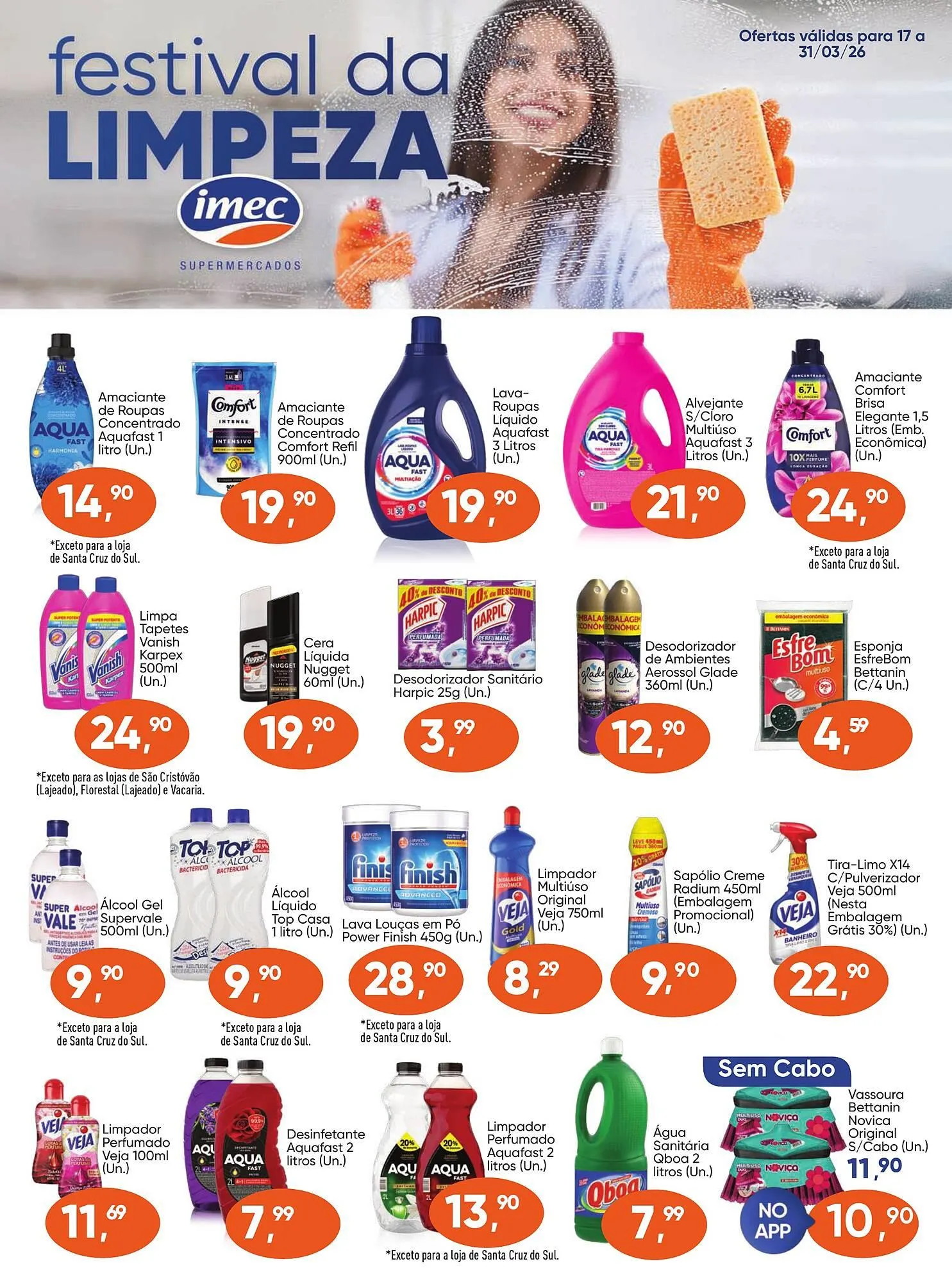 Encarte de Catálogo Imec Supermercados 18 de março até 31 de março 2026 - Pagina 1