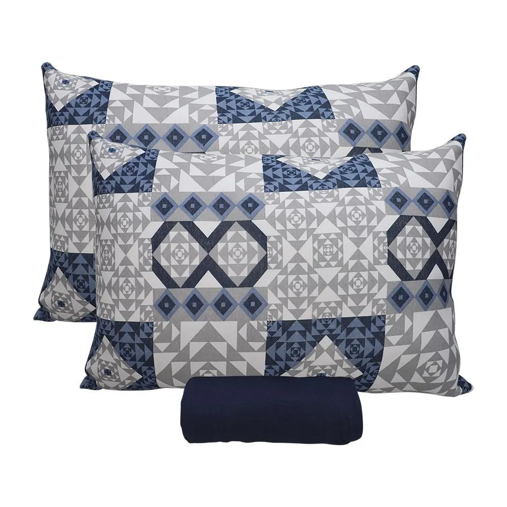 Jogo Cama Casal Doce Vida Cali Azul Profundo 30cm 3 Peças 0310309CLAZP - Portallar