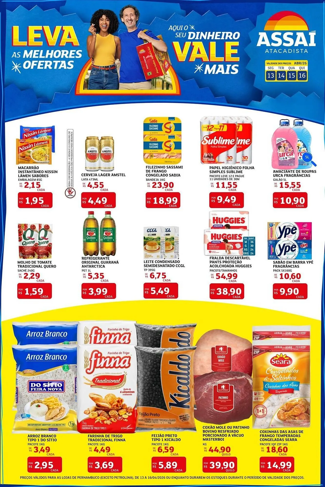 Encarte de Encarte Assaí Atacadista 13 de abril até 16 de abril 2026 - Pagina 1