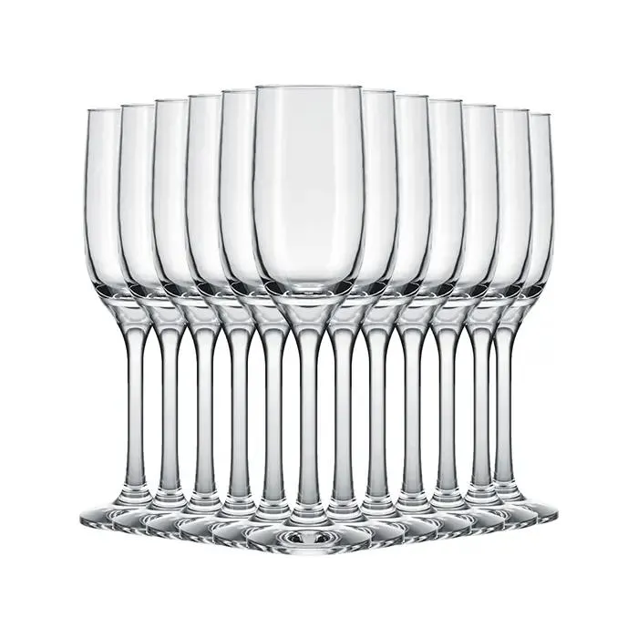 Jogo Taças de Champanhe Imperatriz Nadir 220ml com 12 peças