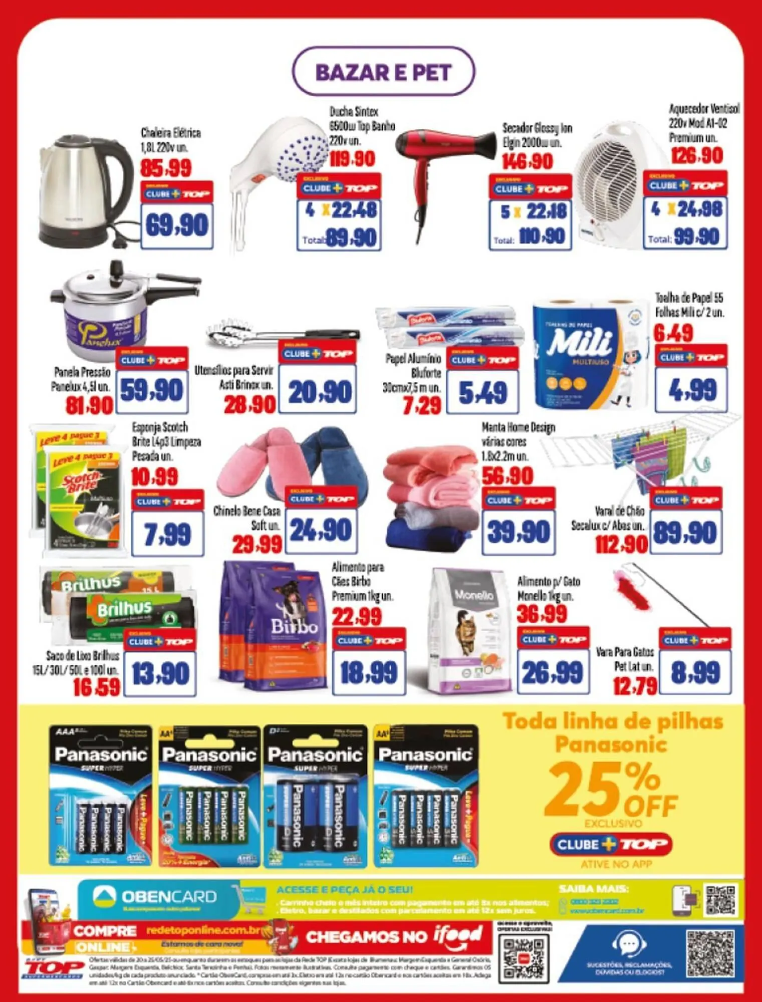 Encarte de Catálogo Rede Top 20 de maio até 25 de maio 2025 - Pagina 1