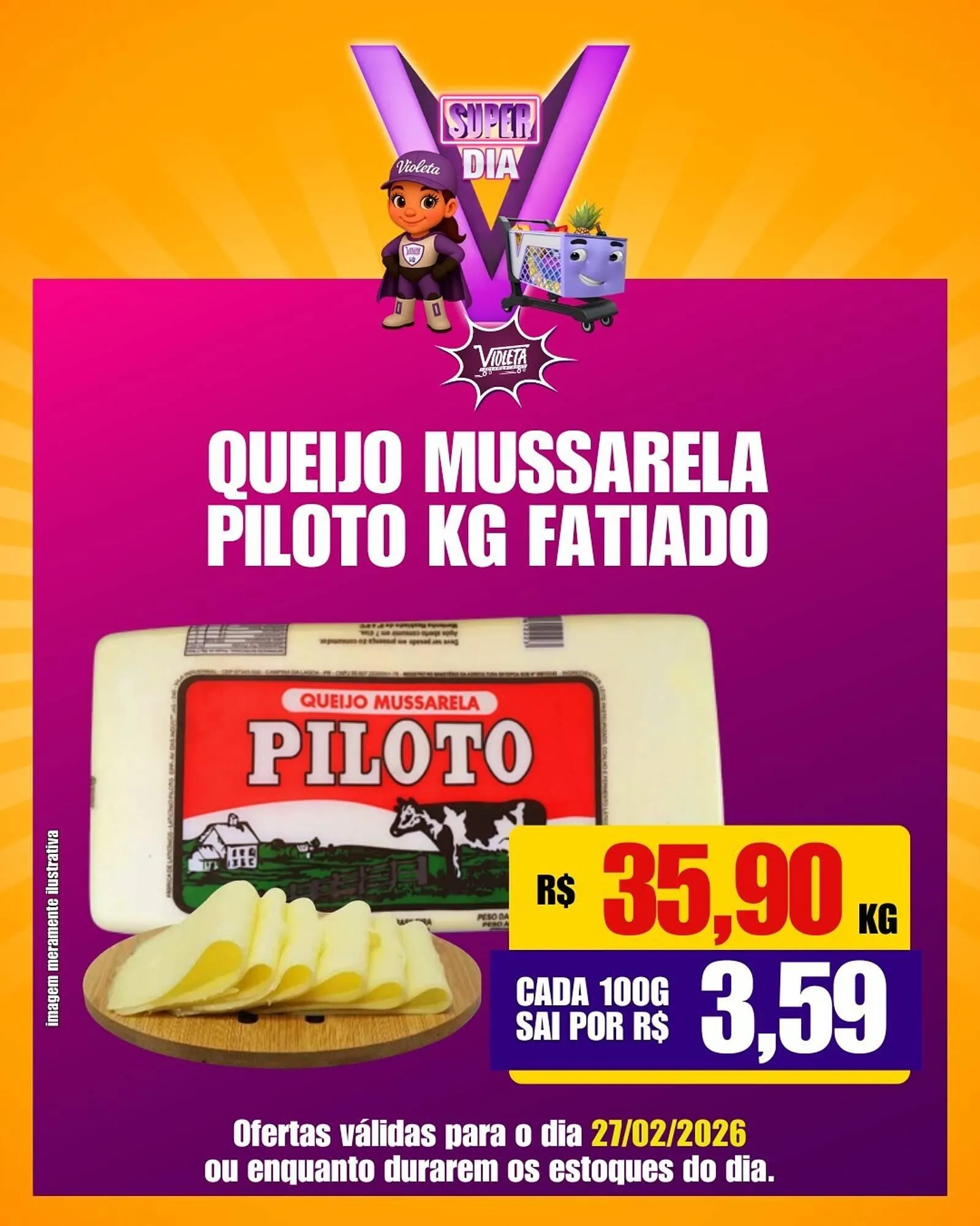 Encarte de Catálogo Violeta Supermercados 26 de fevereiro até 27 de fevereiro 2026 - Pagina 3