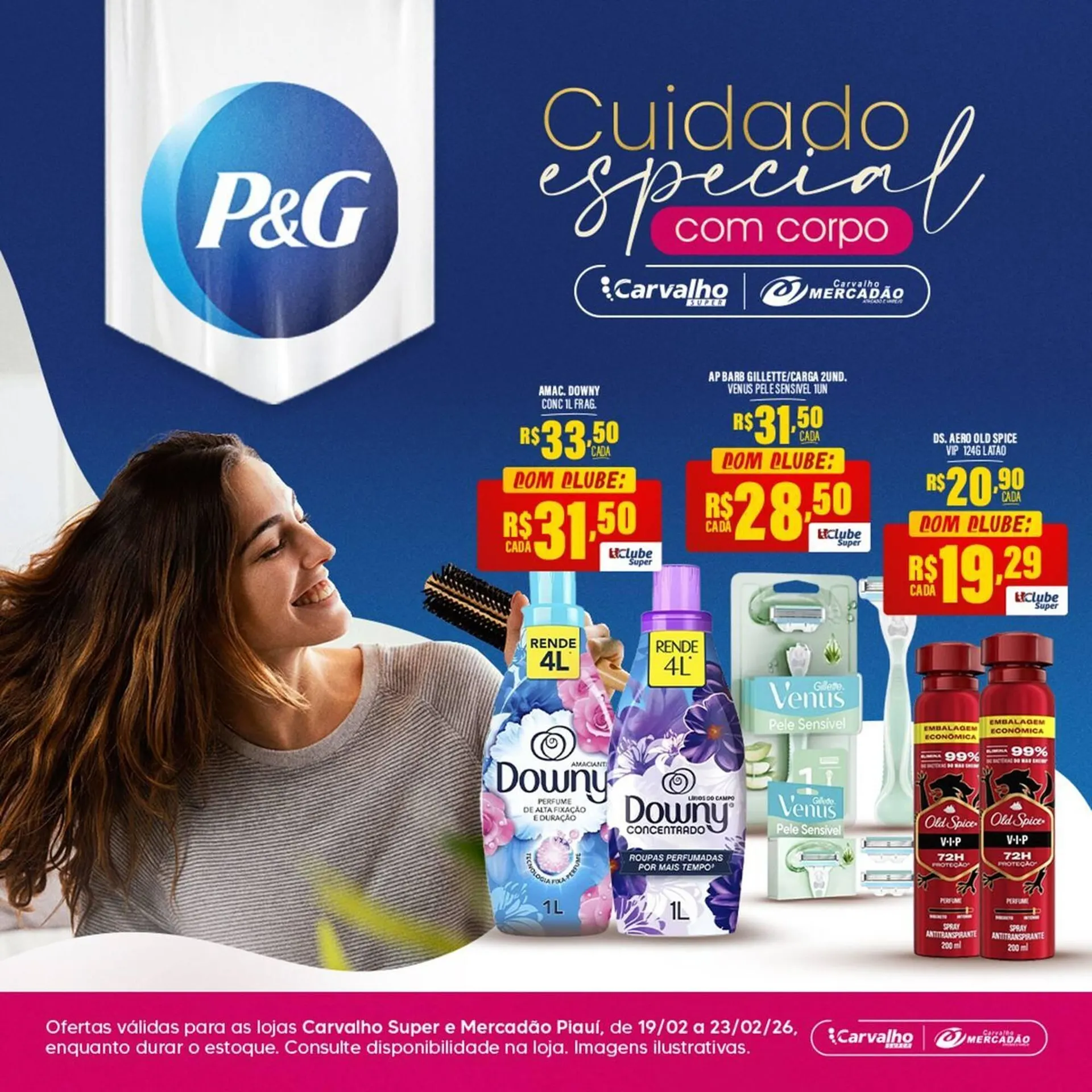 Encarte de Catálogo Carvalho Supermercado 19 de fevereiro até 23 de fevereiro 2026 - Pagina 1