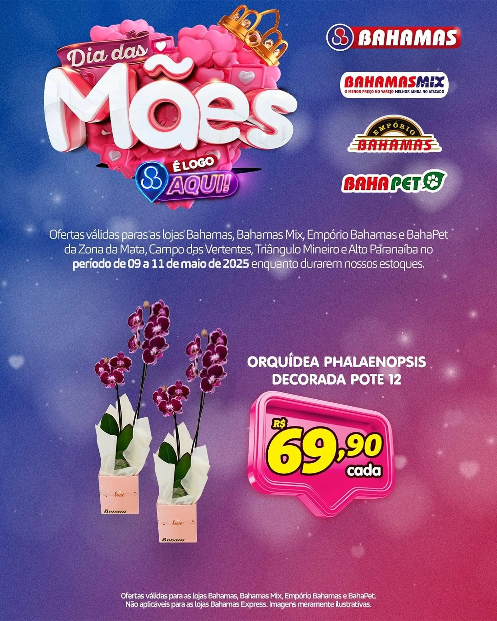 Encarte de Catálogo Bahamas Supermercados 10 de maio até 11 de maio 2025 - Pagina 1